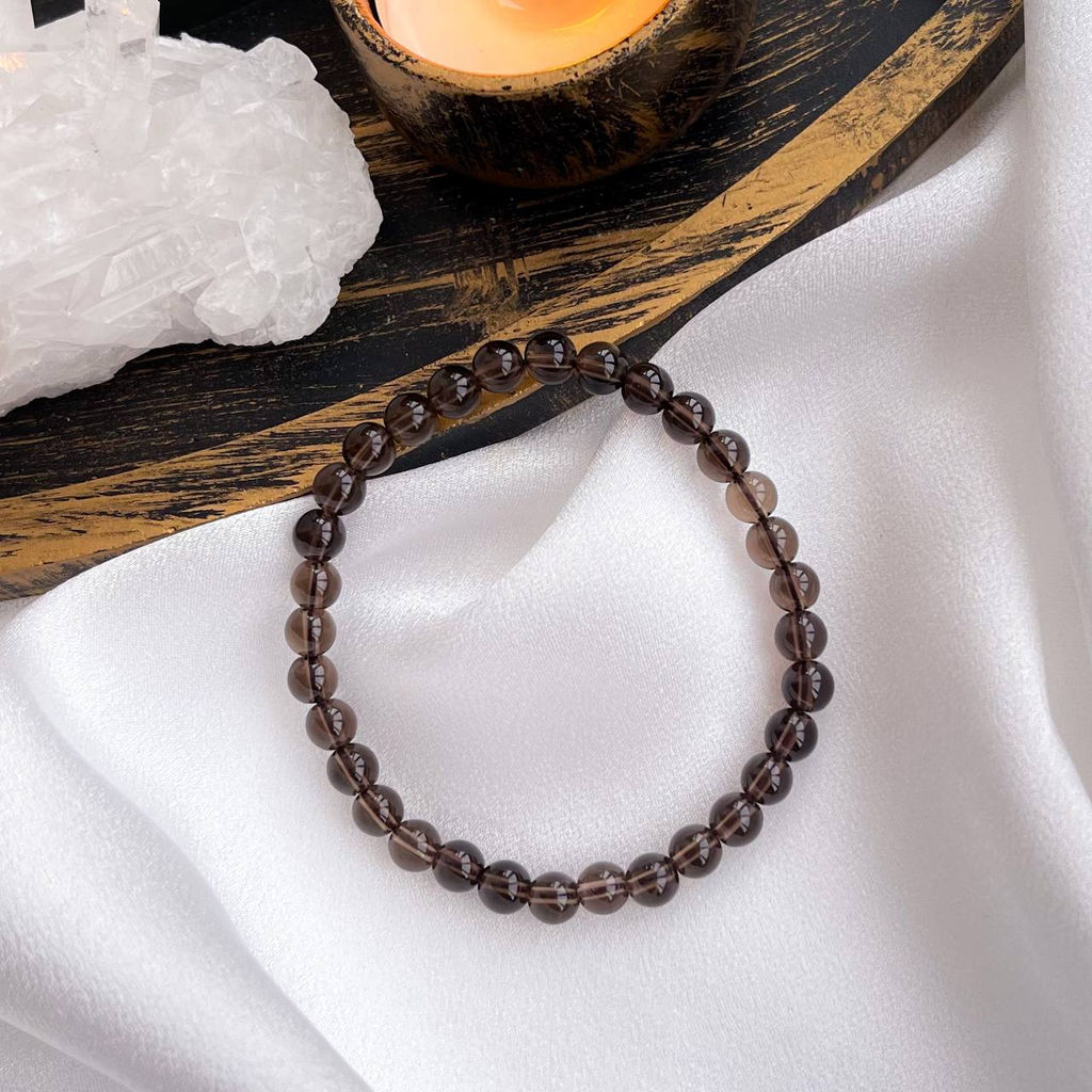 Браслет из Раухтопаза 16 см - Радуга самоцветов фото 7