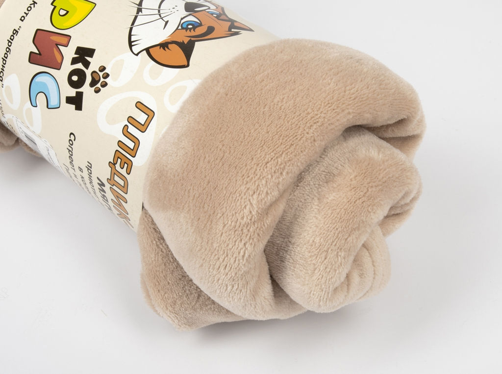 Покрывало- плед АРТ 004 180*210 "Гладкокрашеный Капучино"