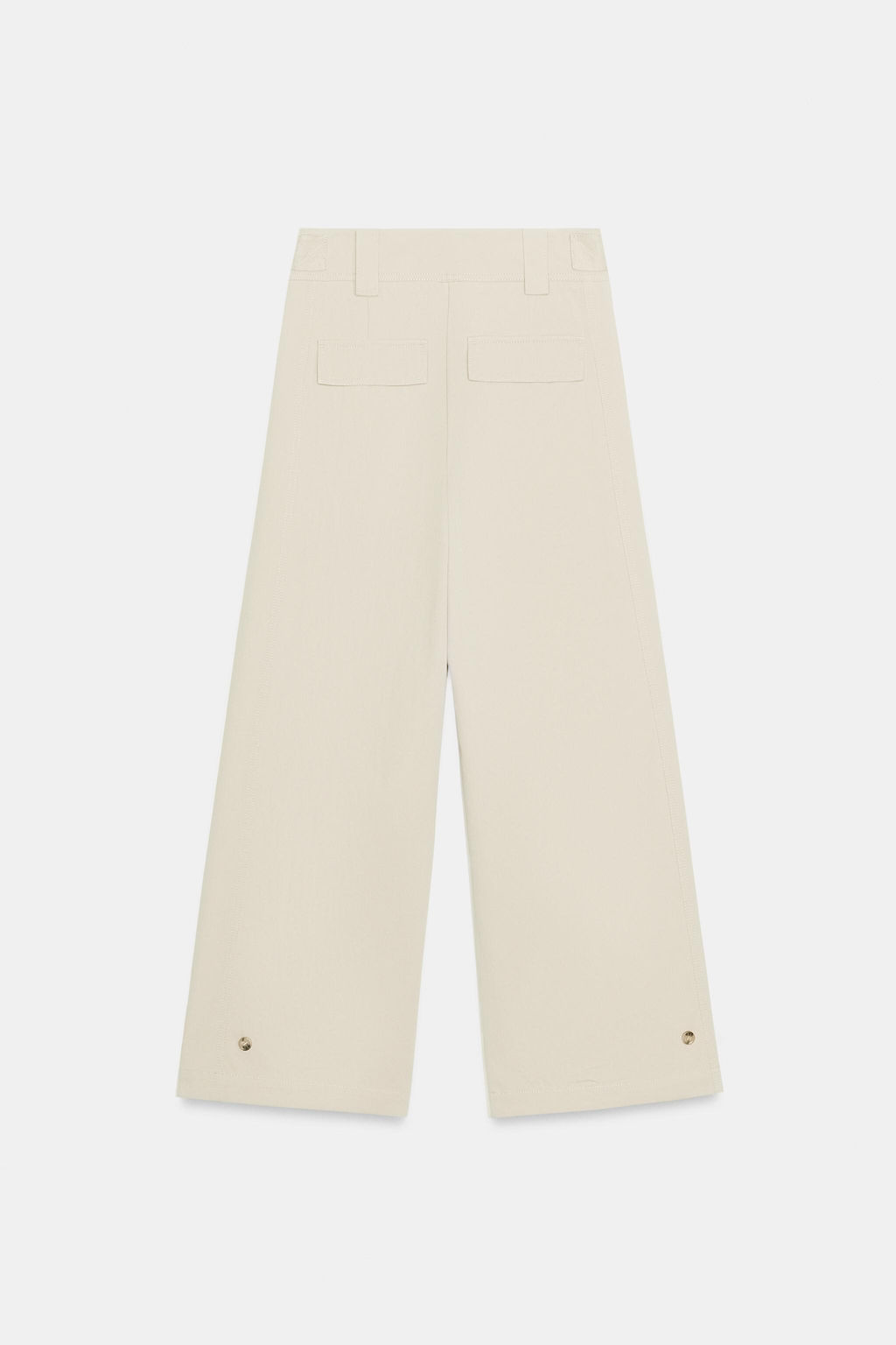 PANTAL?N CULOTTE TIRO ALTO / Crudo medio - Zara фото 11