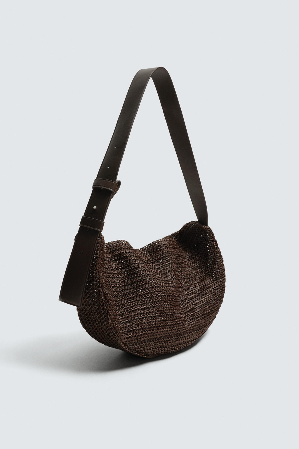 BOLSO DE HOMBRO TRENZADO / Marr?n - Zara фото 8