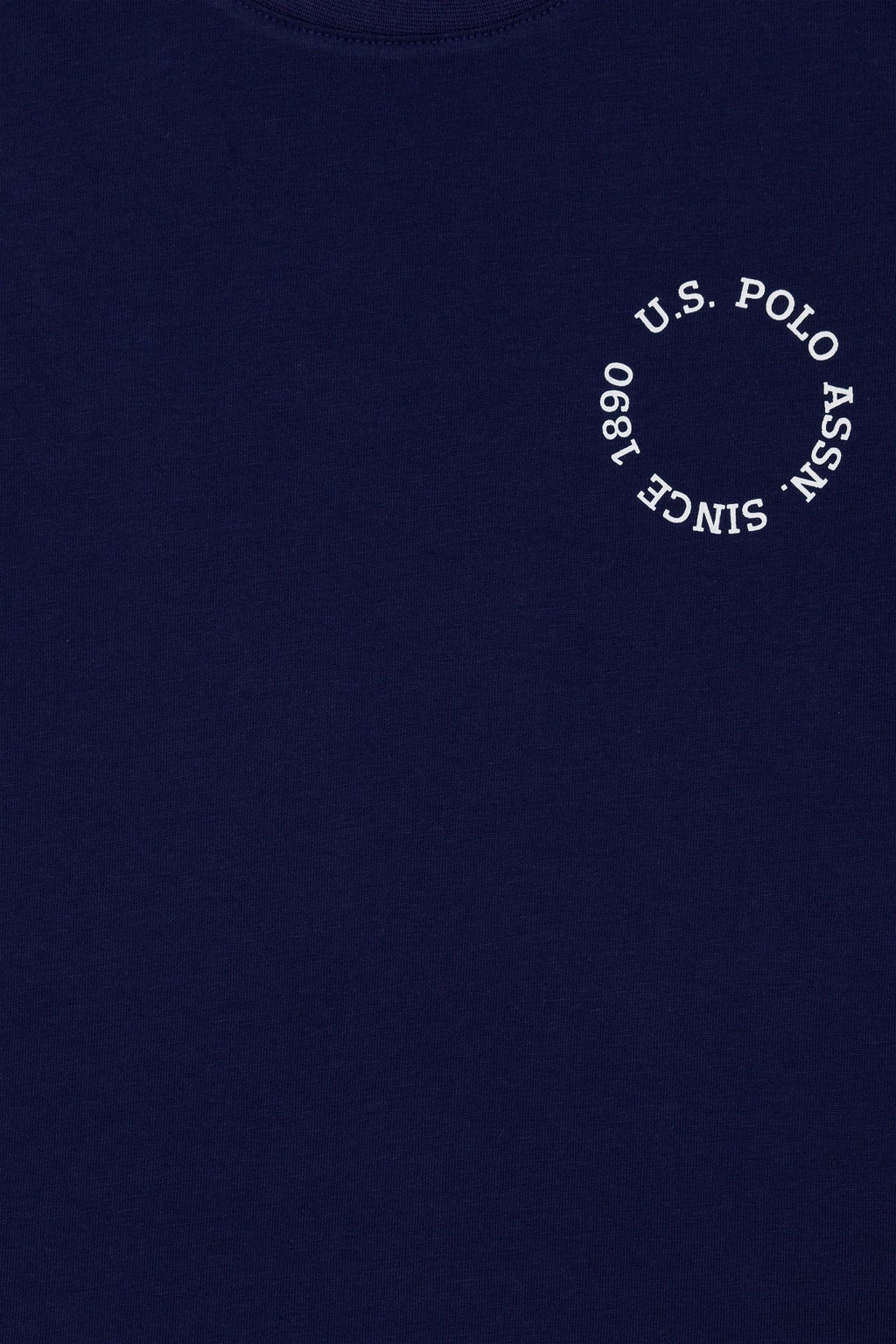 Детская темно-синяя футболка с круглым вырезом Неожиданная скидка в корзине - U.s. polo assn фото 5