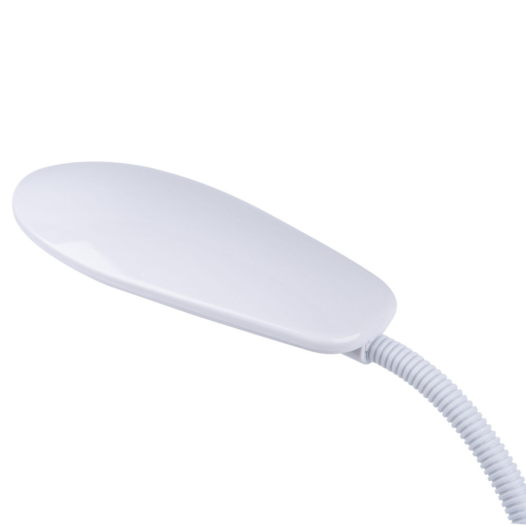 TLD-546 White/LED/350Lm/4500K Светильник настольный прищепка, 5W. Механический выключатель. Белый. ТМ Uniel