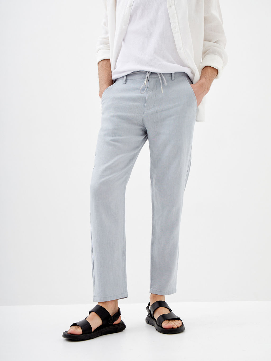 Мужские Льняные Брюки Мом - Mossmore фото 15