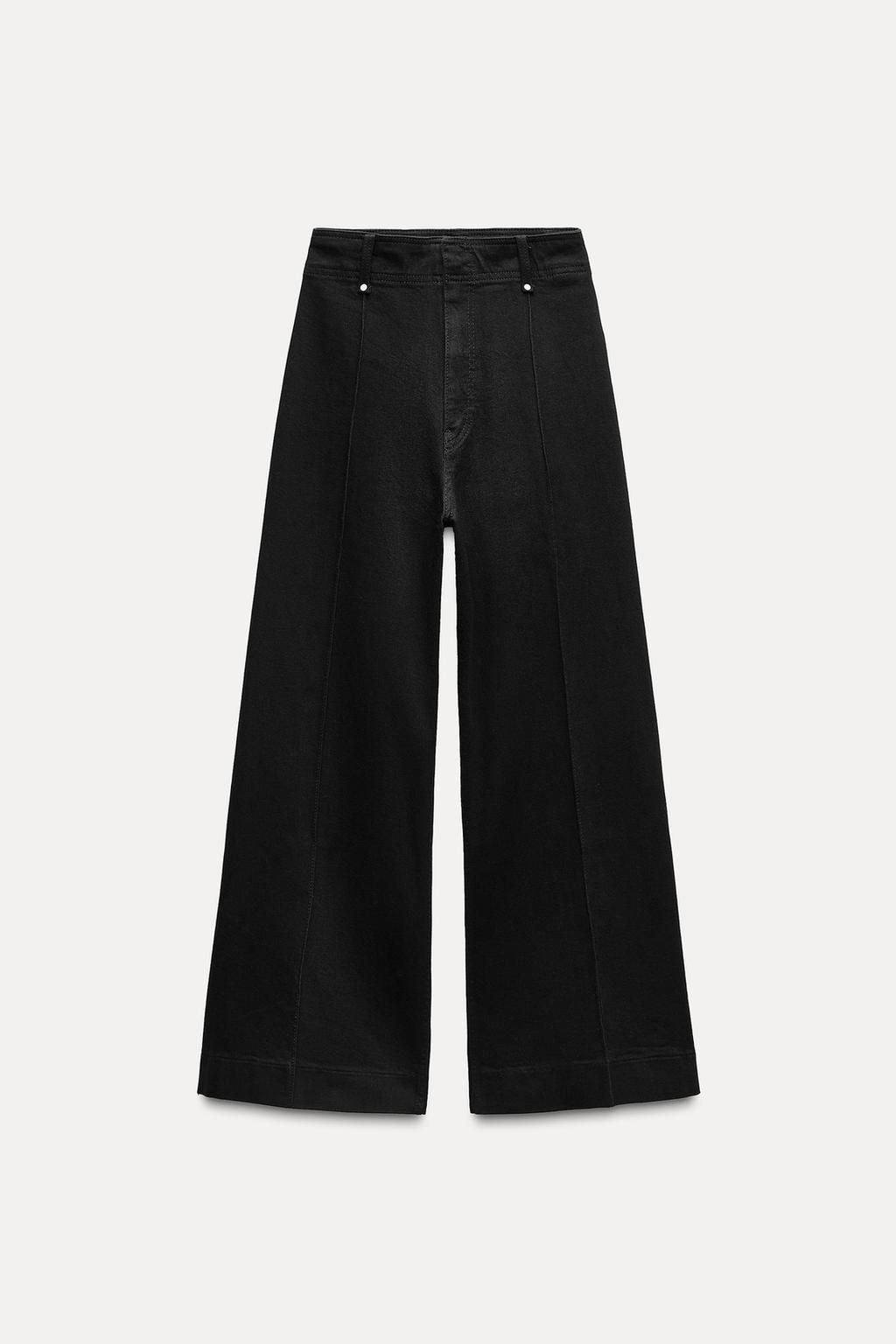 ZW COLLECTION HIGH-WAIST WIDE-LEG JEANS - Zara фото 12