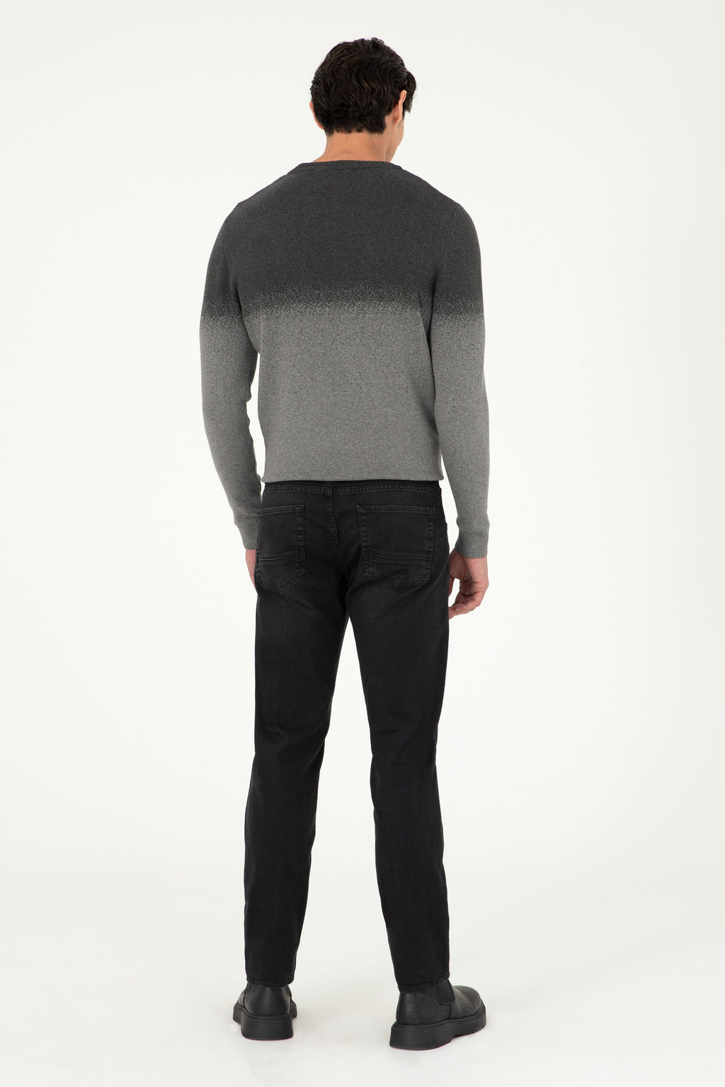 Мужские черные джинсовые брюки - U.s. polo assn фото 10