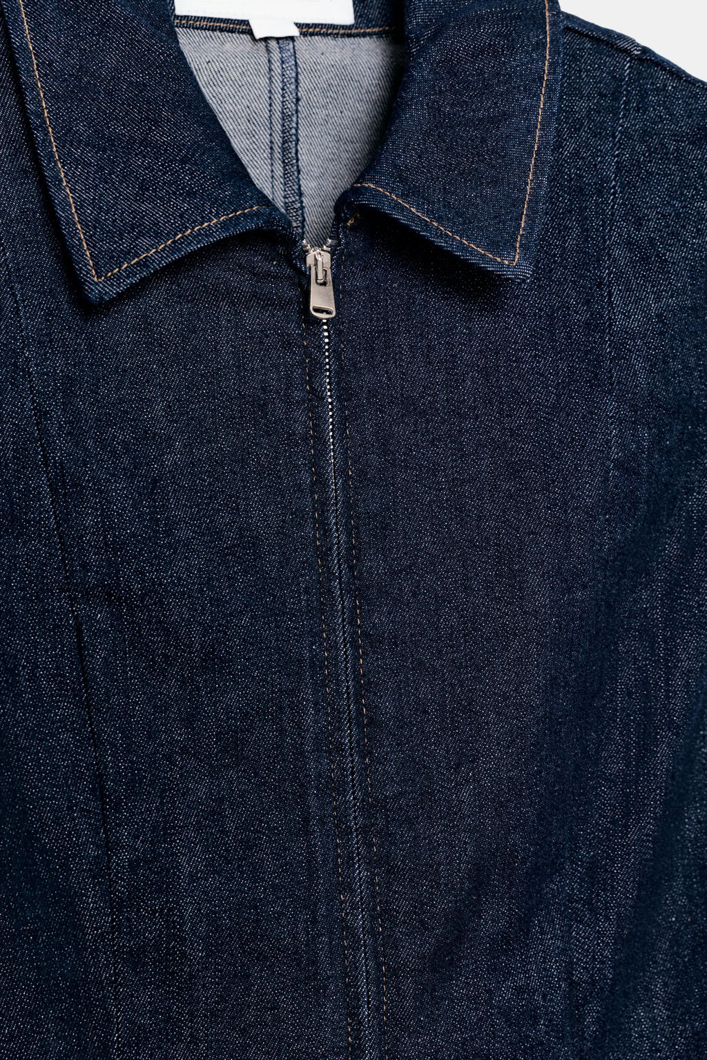 VESTIDO CORTO DENIM TRF / ?ndigo oscuro - Zara фото 7