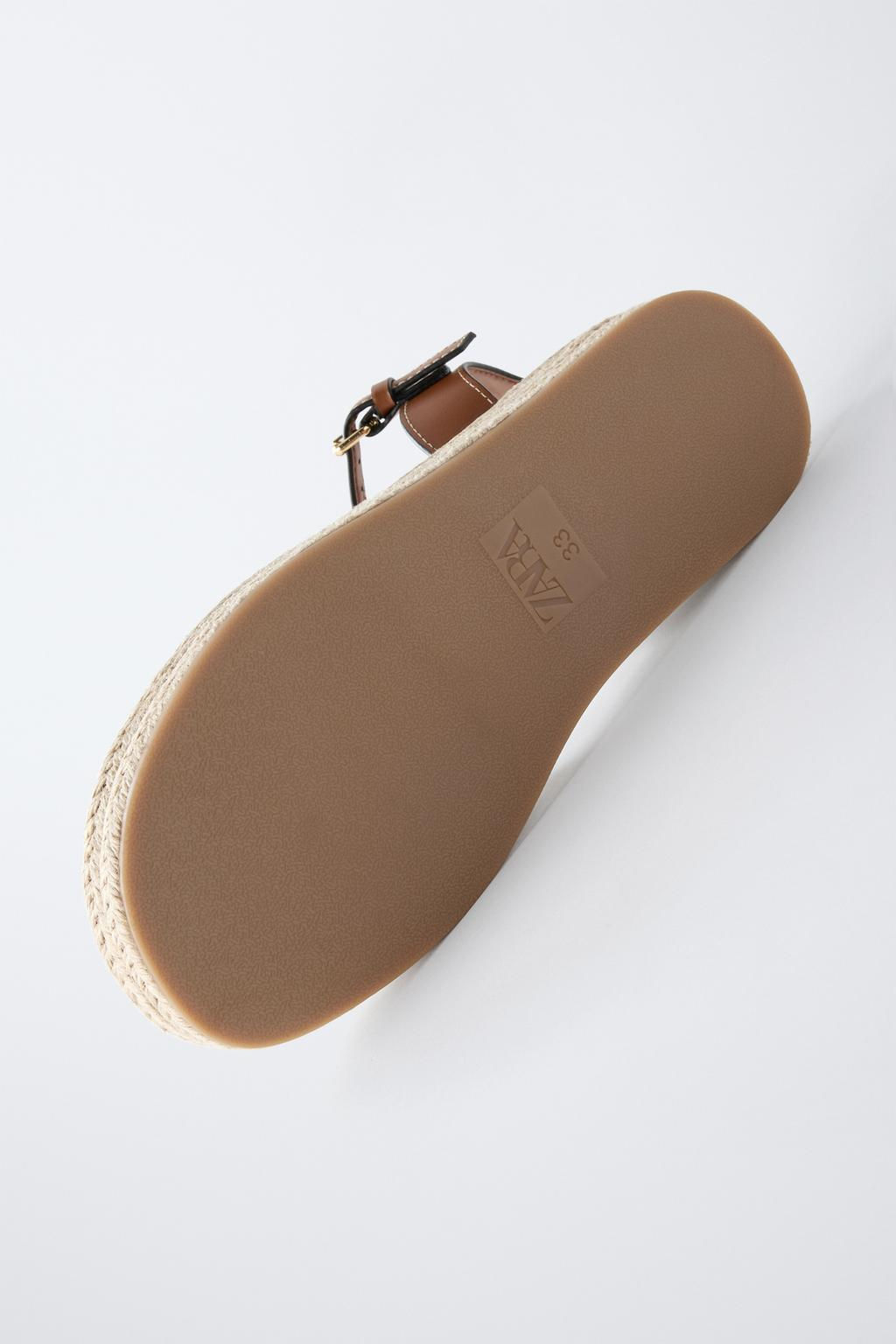 PLATFORM SANDALS - Zara фото 5