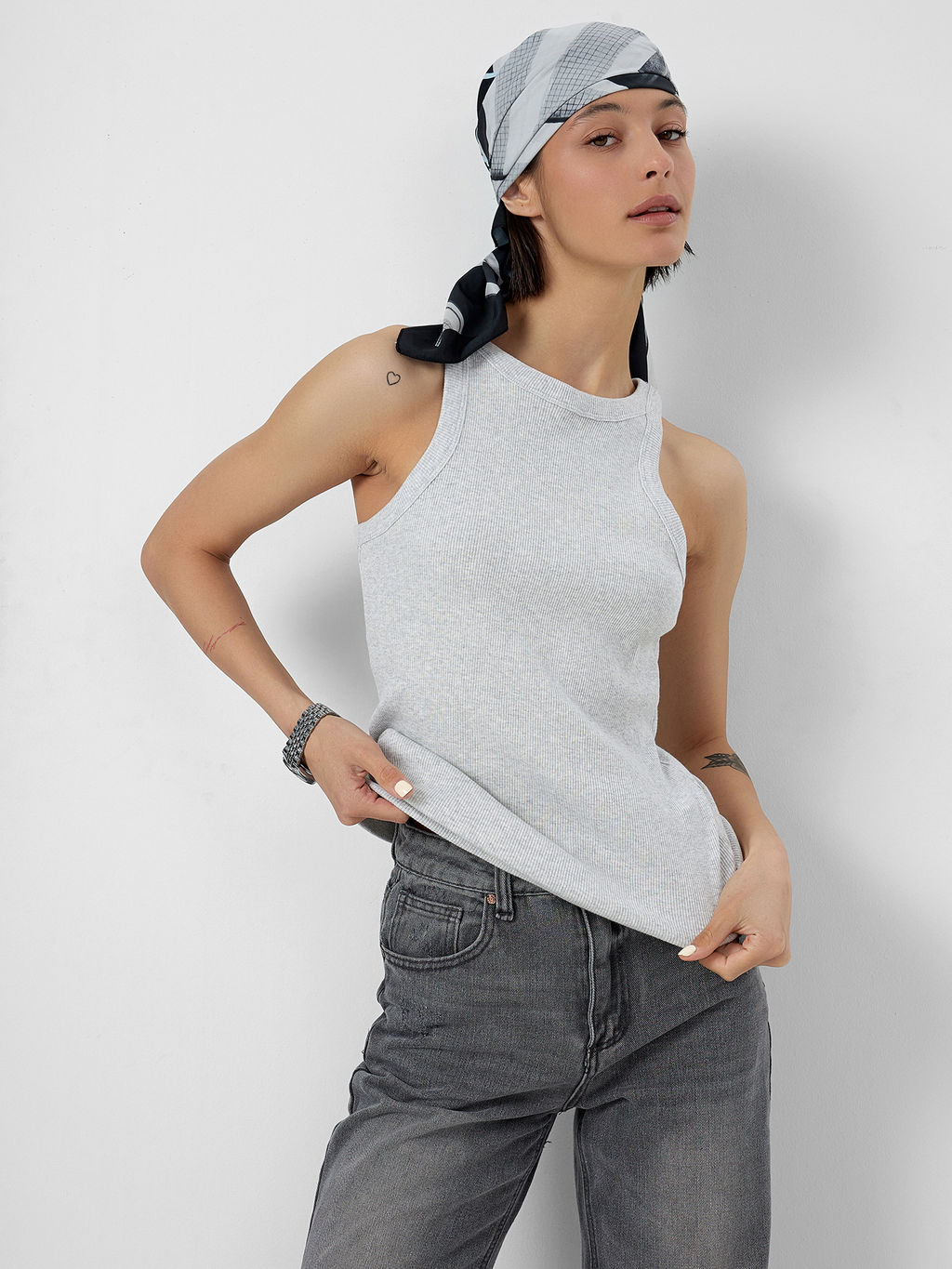 Топ женский Mark Formelle серый  фото 6