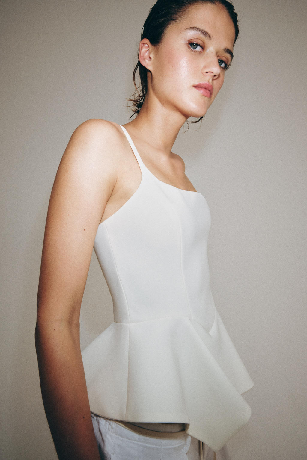 TOP PEPLUM ZW COLLECTION / Crudo - Zara фото 2