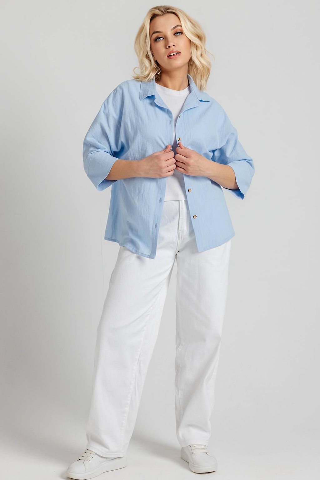 Блузка женская 4274/20/Голубой - Rise фото 3
