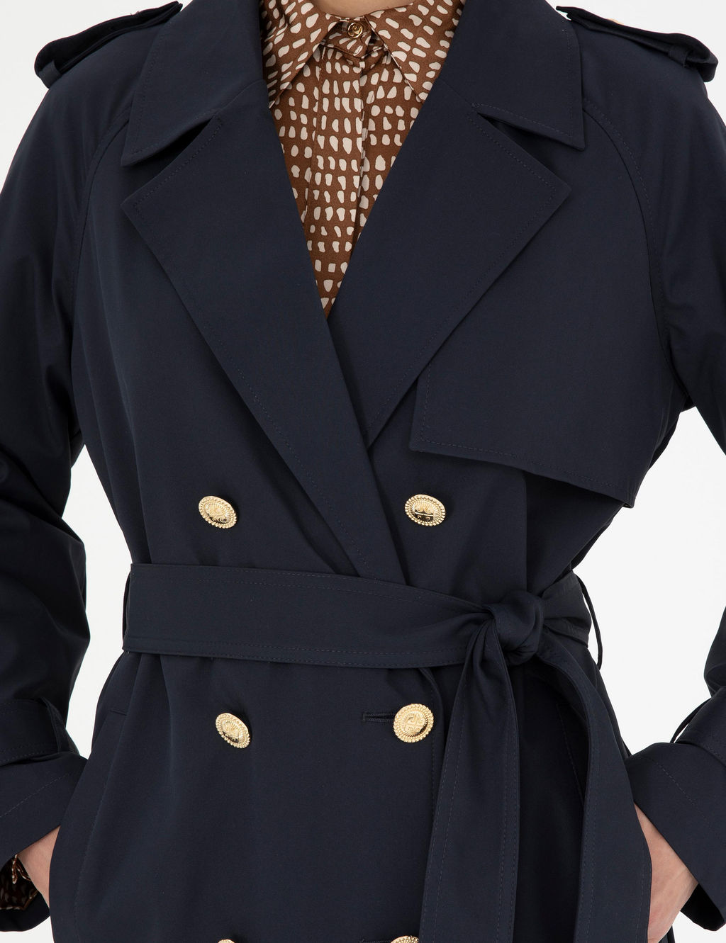 Lacivert Regular Fit Tren_kot