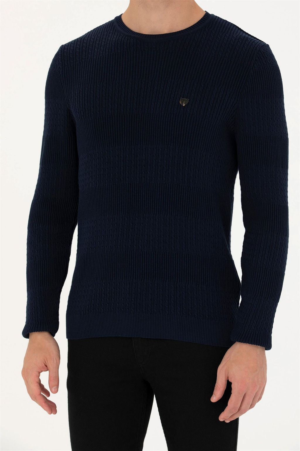 U. S. Polo Assn Мужской темно-синий свитер - U.s. polo assn фото 13