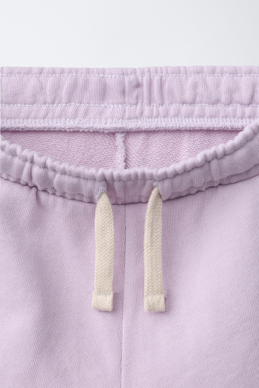 BERMUDA FELPA GARMENT DYE LOGO / Lila claro - Zara фото 3