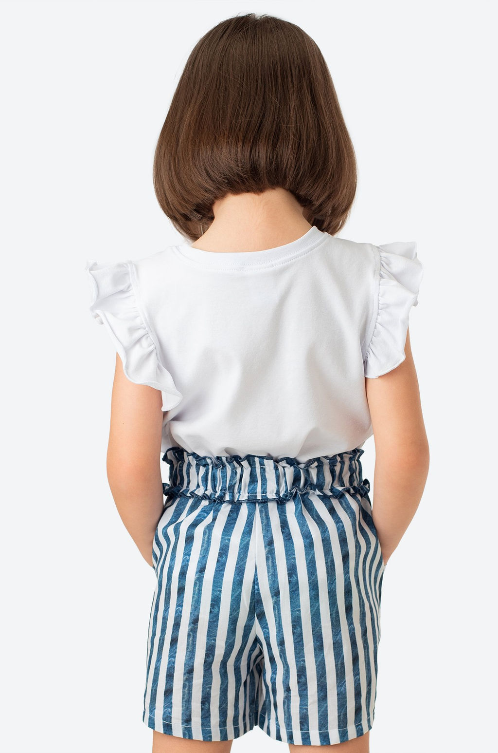 Летний хлопковый костюм с лайкрой для девочки Bonito  фото 6