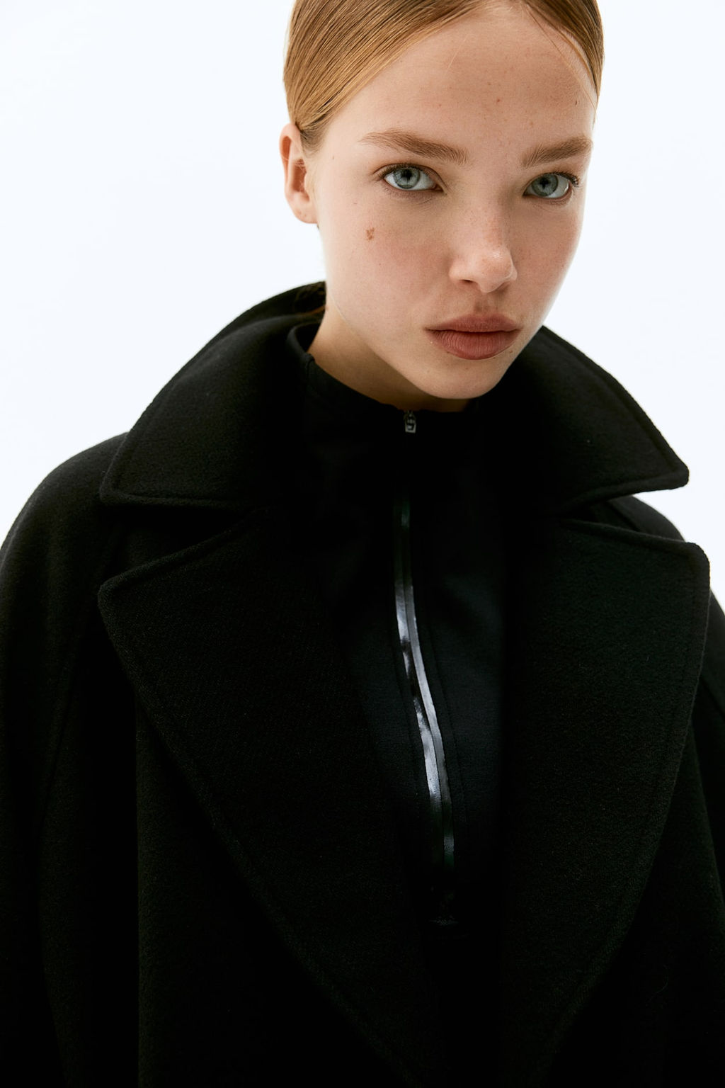 Abrigo de fieltro con cinturon - H&m фото 3