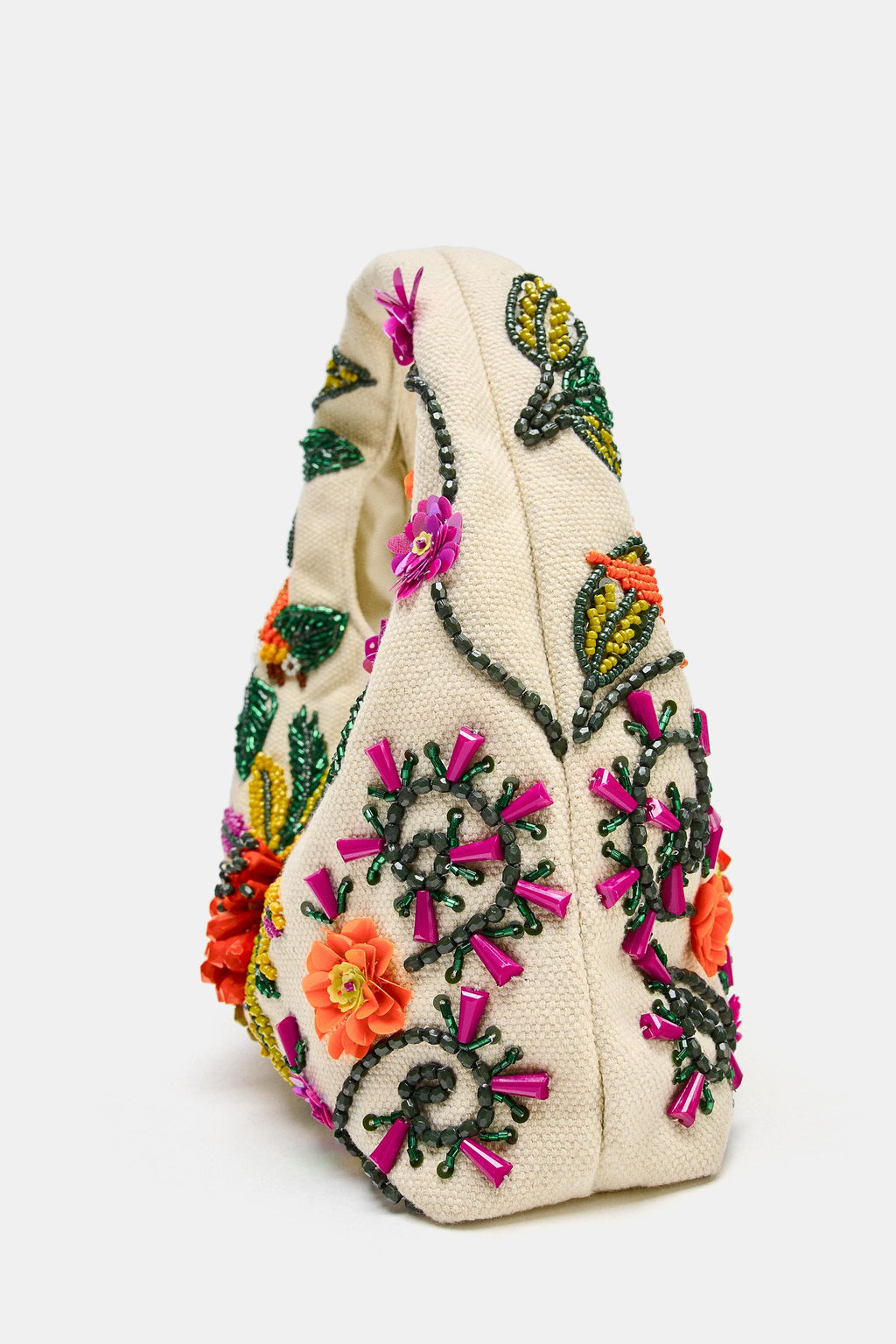 BOLSO ESTAMPADO ABALORIOS / Multicolor - Zara фото 3