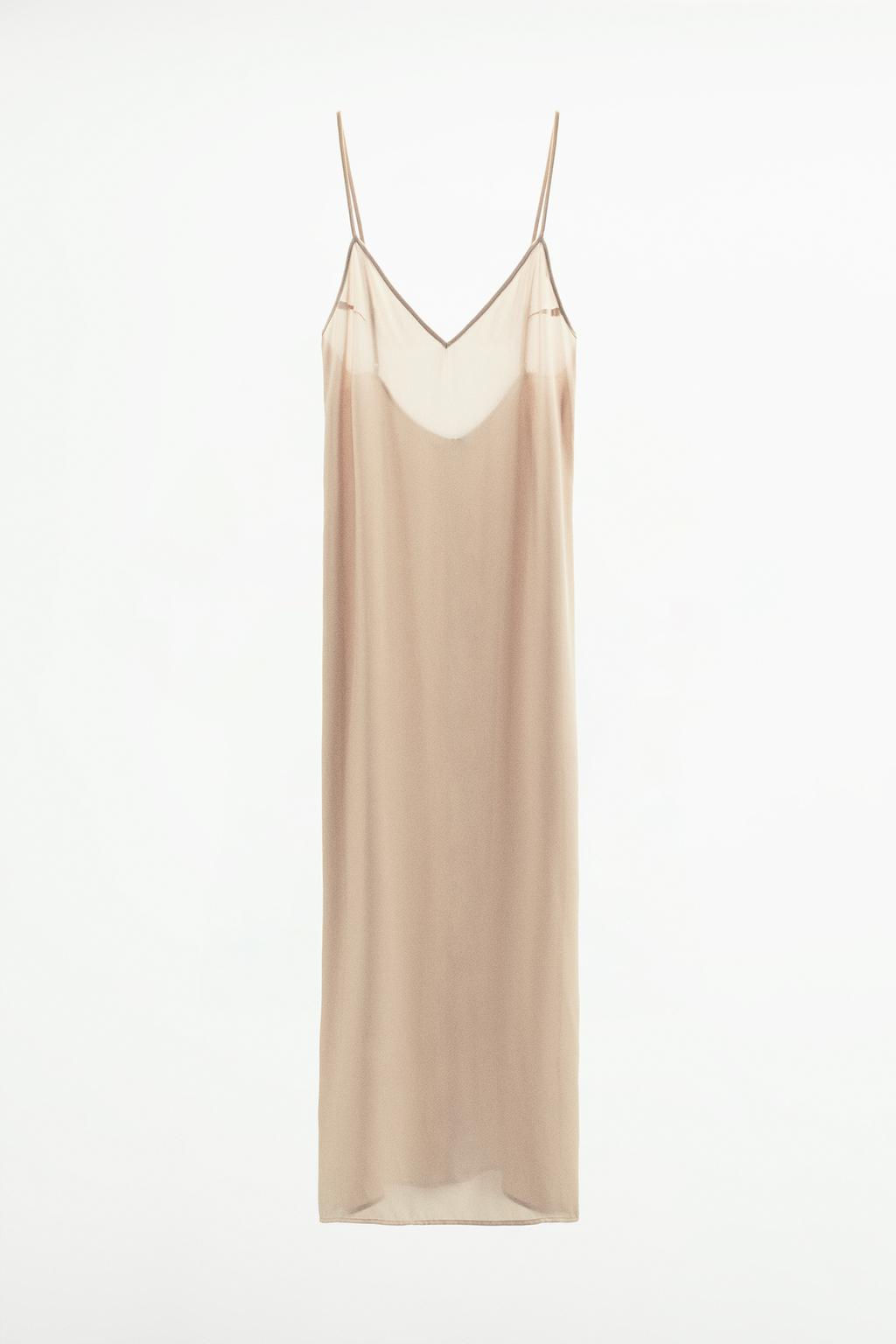 LONG SLIP DRESS - Zara фото 11