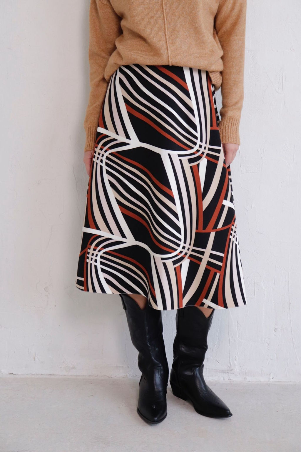 Юбка А-силуэта с принтом - Martichelli фото 58