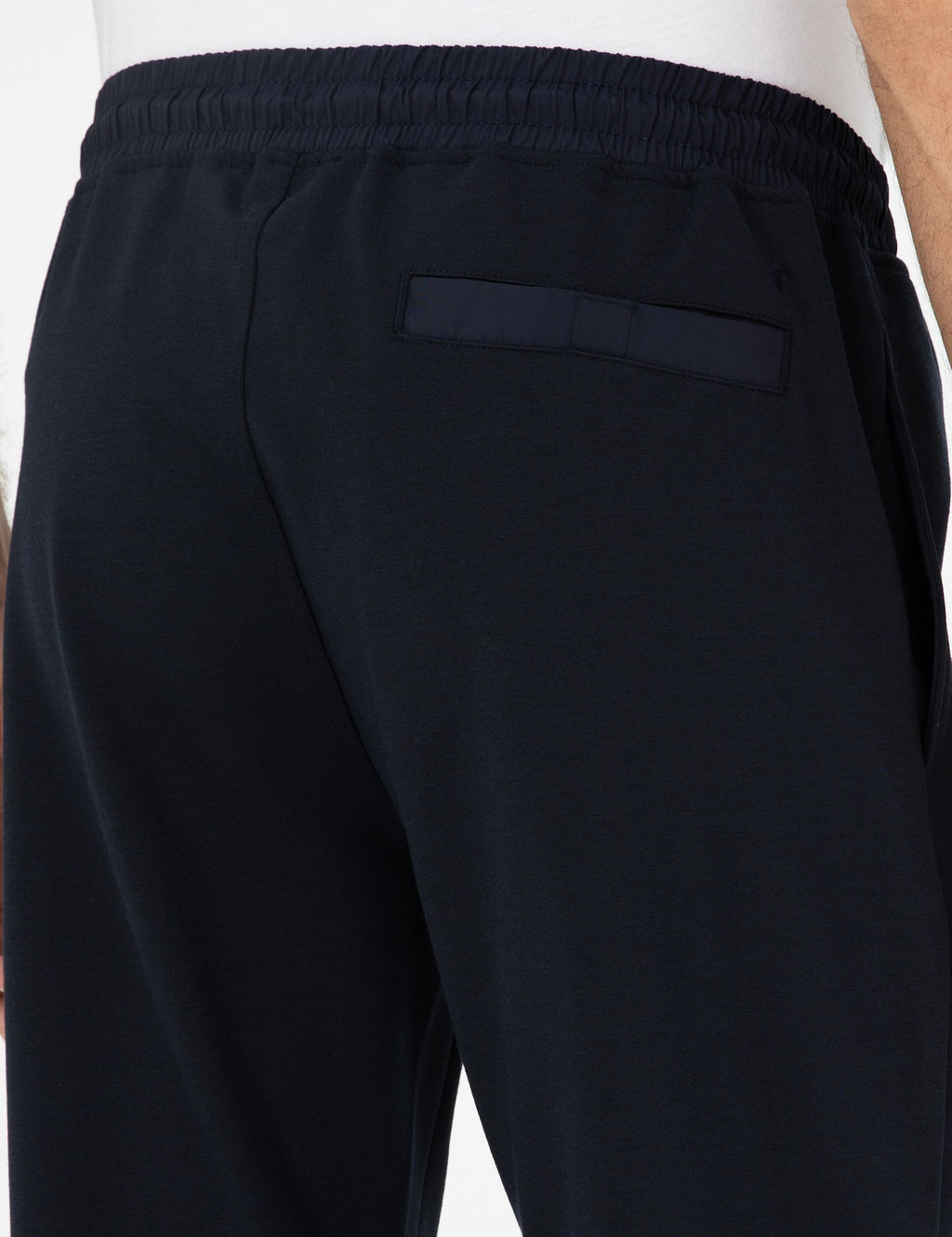 Lacivert Slim Fit Pa_as_ Lastikli Nerv_rl_ E_ofman Alt_