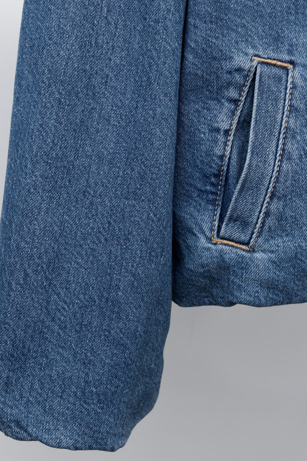 DENIM BOMBER JACKET - Zara фото 6