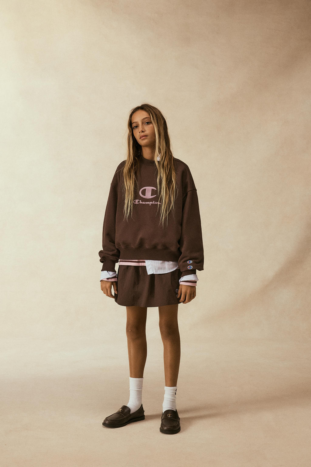 NYLON BERMUDA SKIRT CHAMPION ® X ZARA  фото 6
