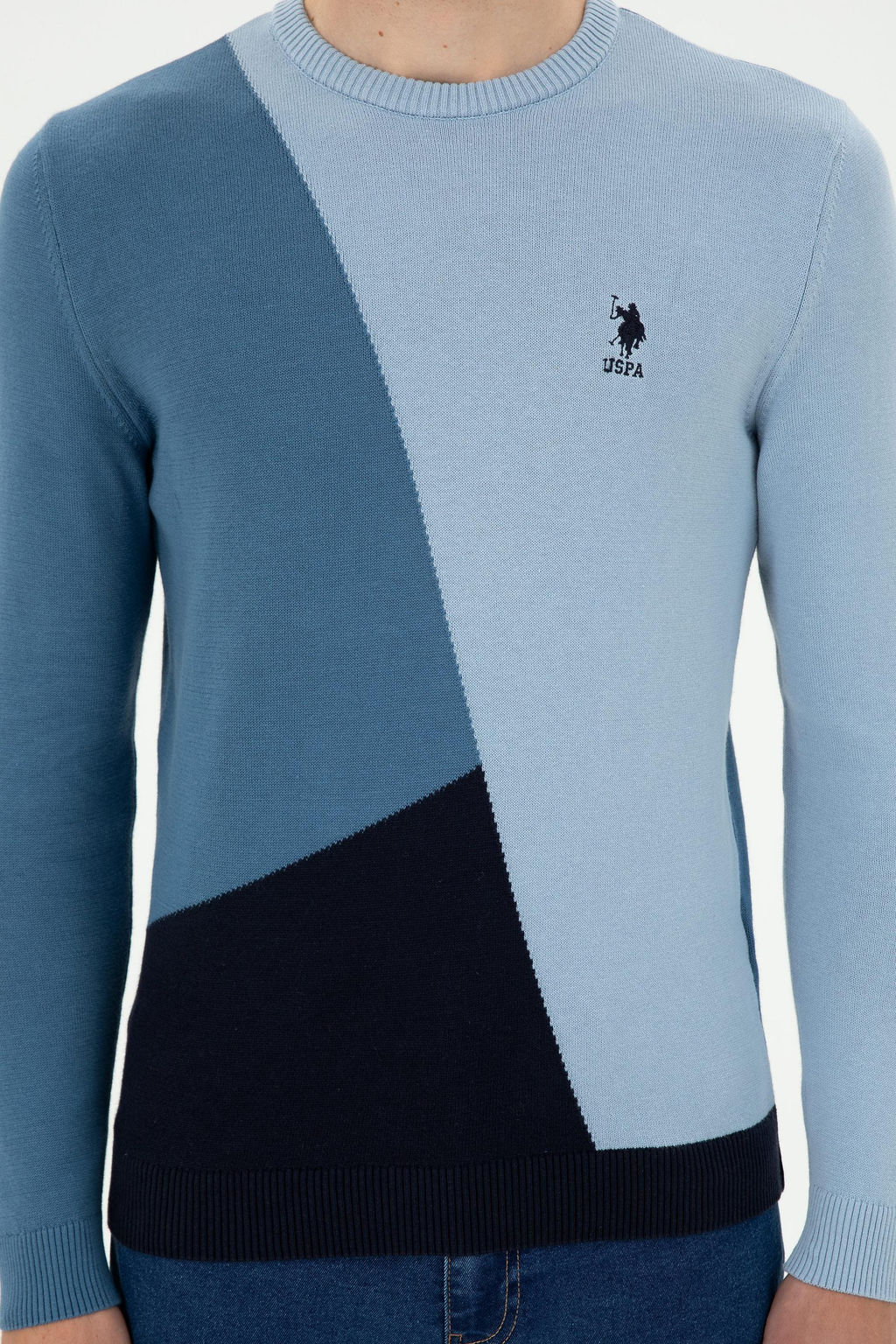 Мужской темно-синий свитер Неожиданная скидка в корзине - U.s. polo assn фото 6