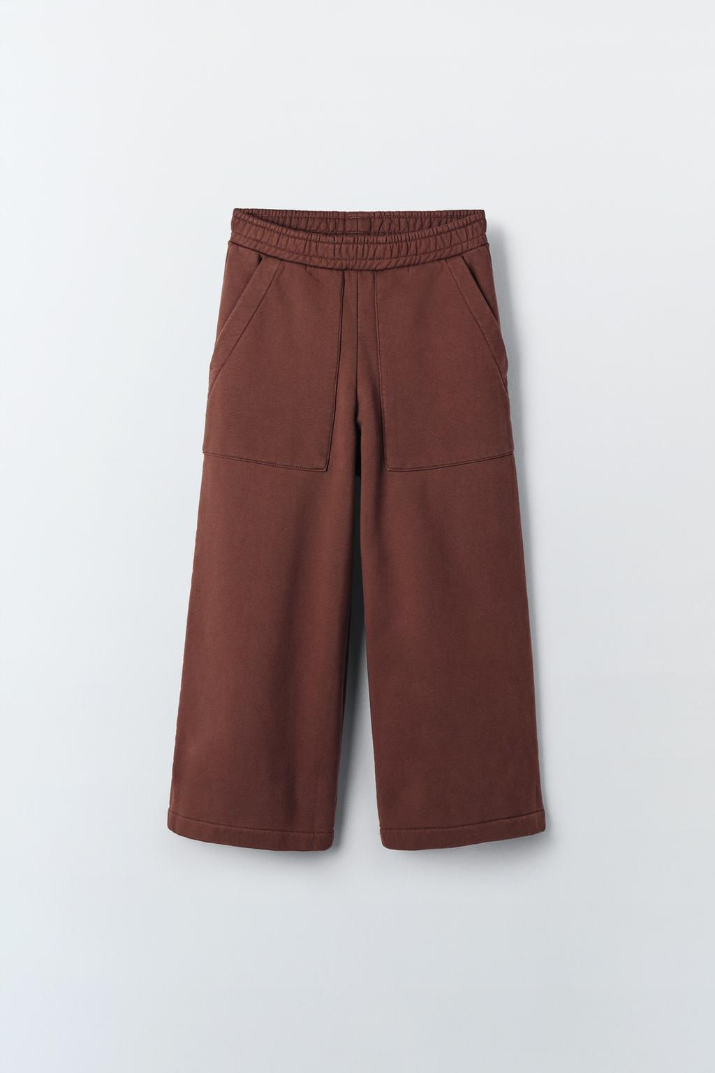 LIMITED EDITION COTTON CULOTTE TROUSERS - Zara фото 2