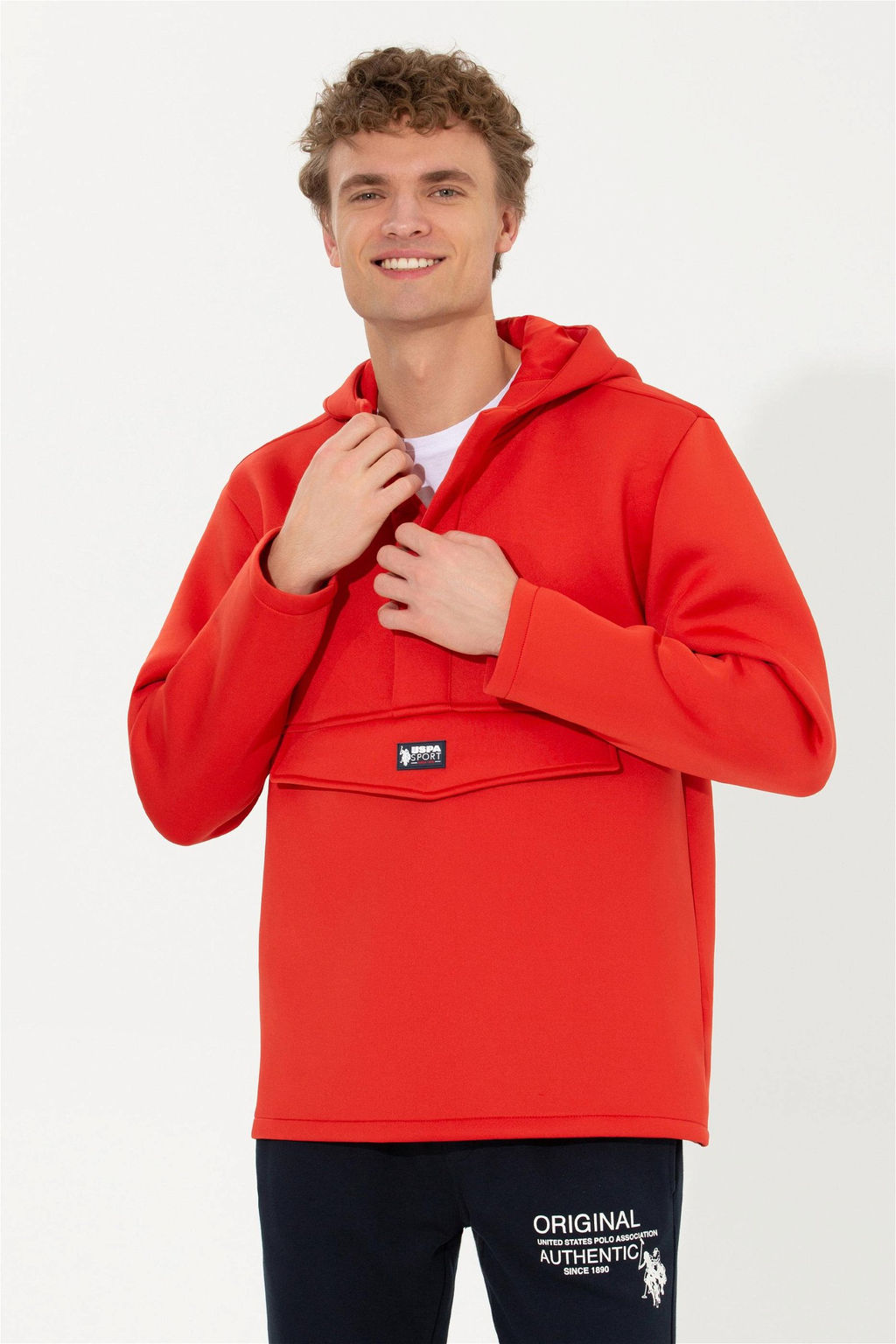 Мужской красный свитшот Неожиданная скидка в корзине - U.s. polo assn фото 3