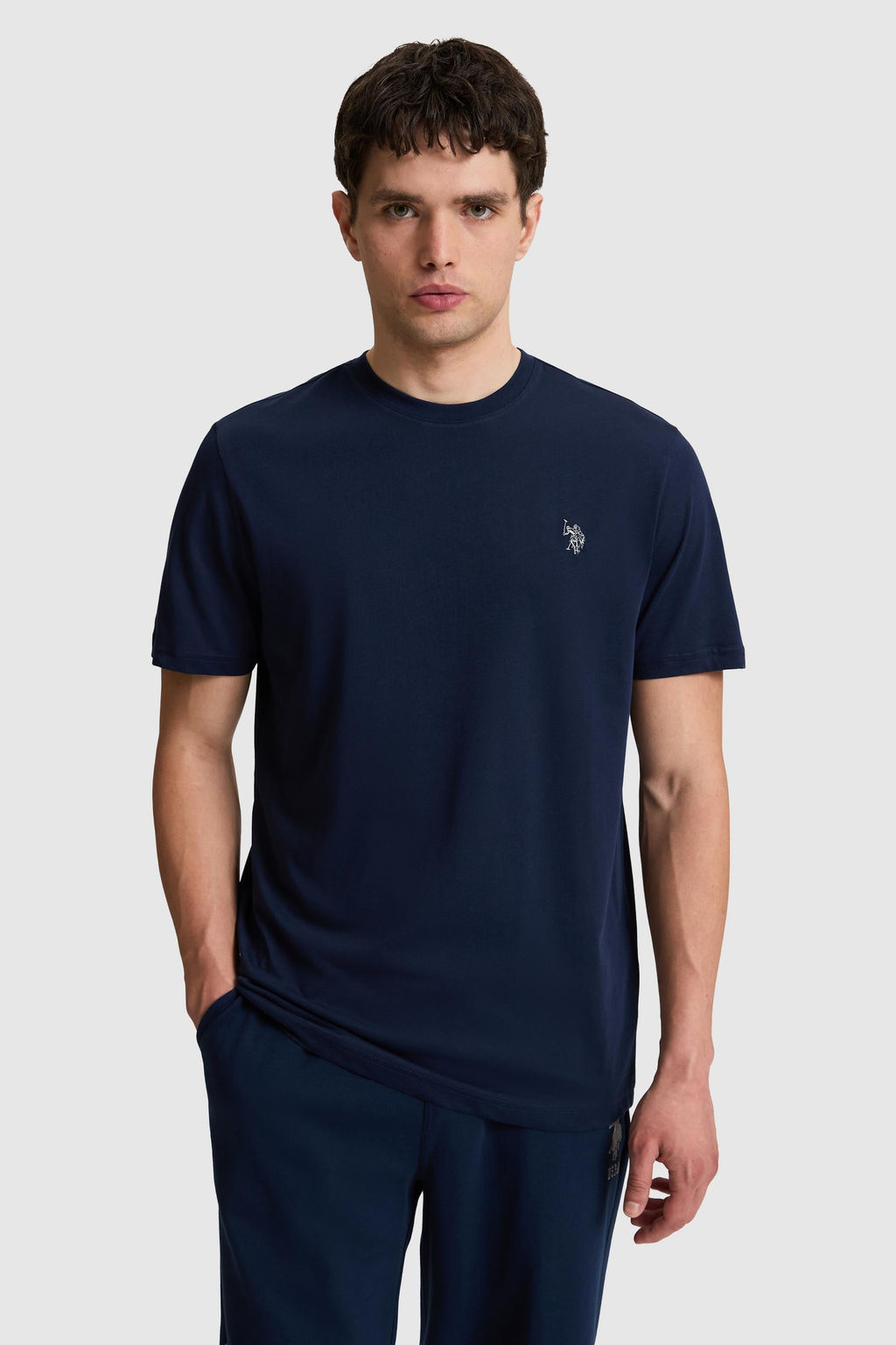 Erkek Lacivert Basic Ti__rt
