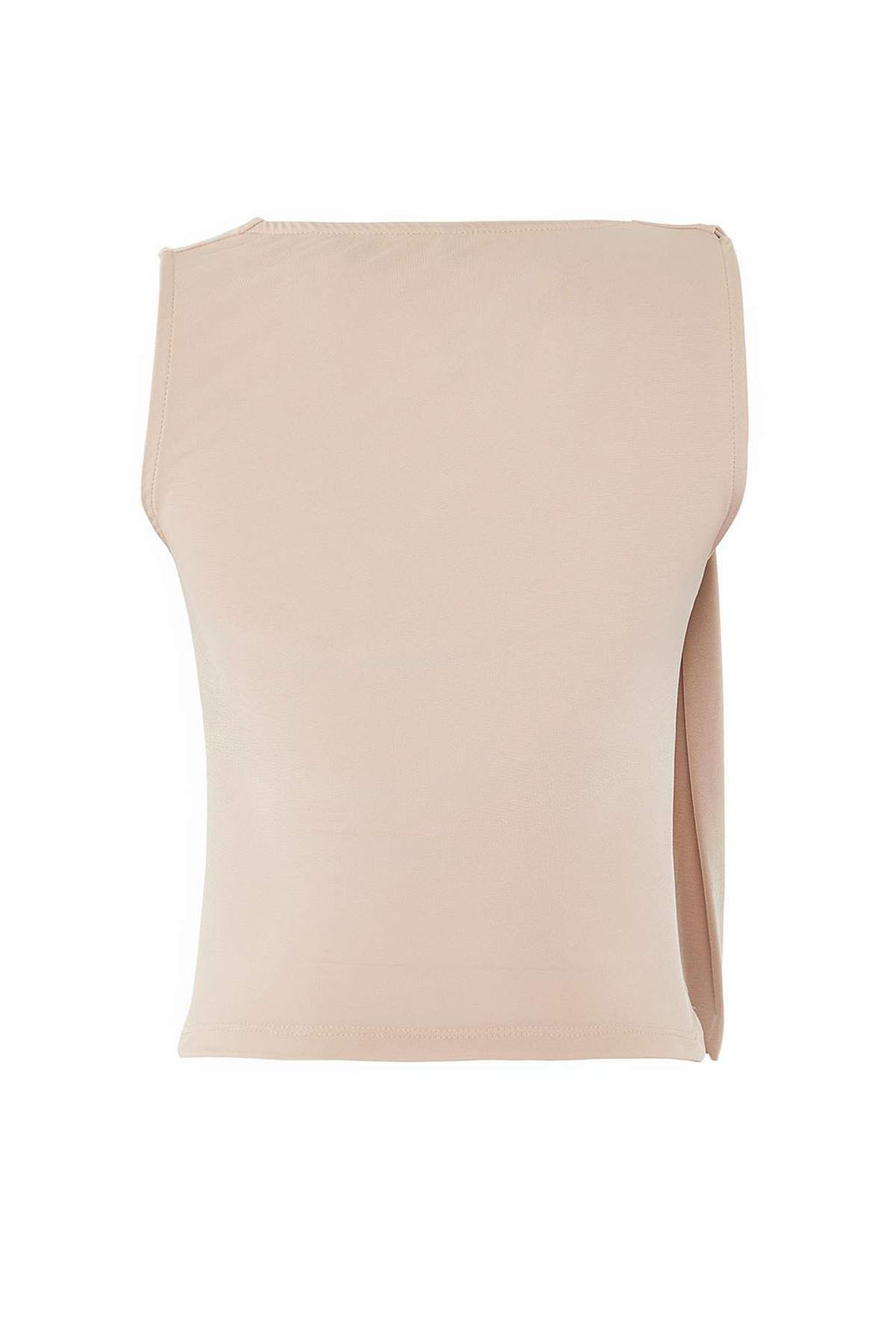 Trendyolmilla Bej Aksesuar Detayl? Degaje Yaka Slim Orme Bluz TWOSS25BZ00564  фото 7