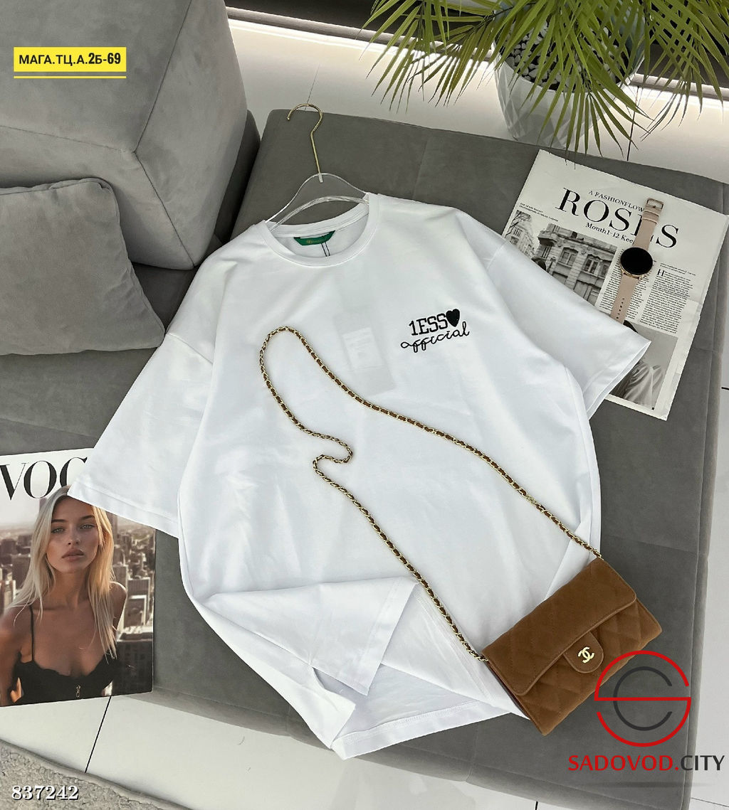 Футболка женская из хлопка