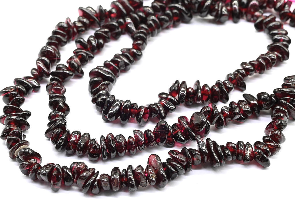 Бусы крошка 77см из граната
