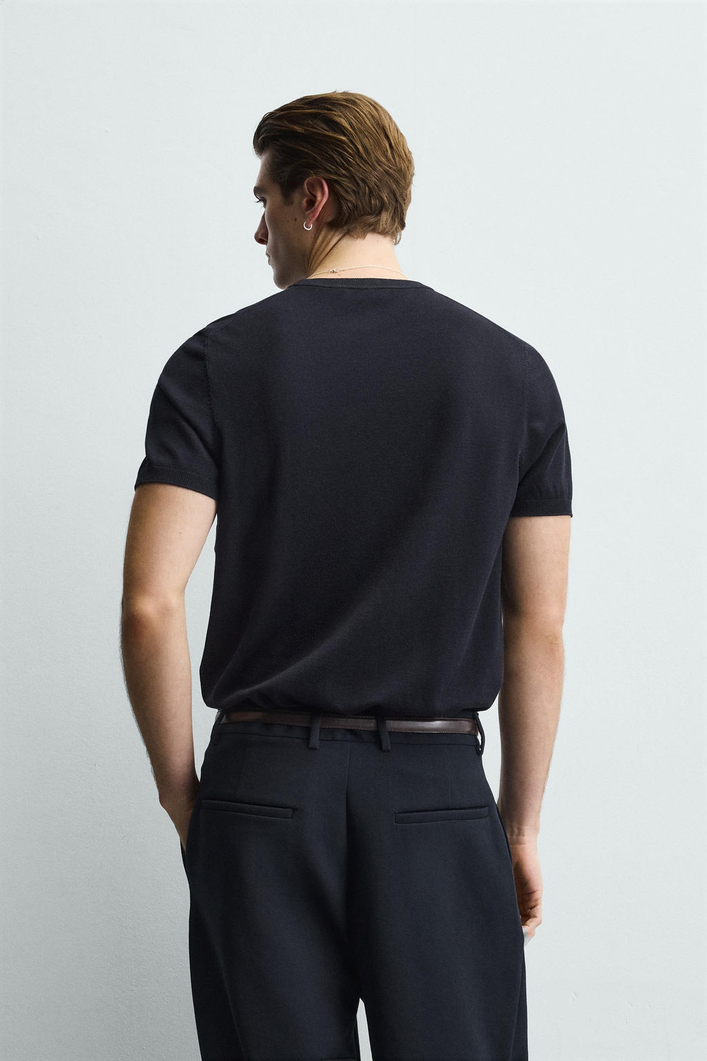 VISCOSE BLEND KNIT T-SHIRT - Zara фото 11