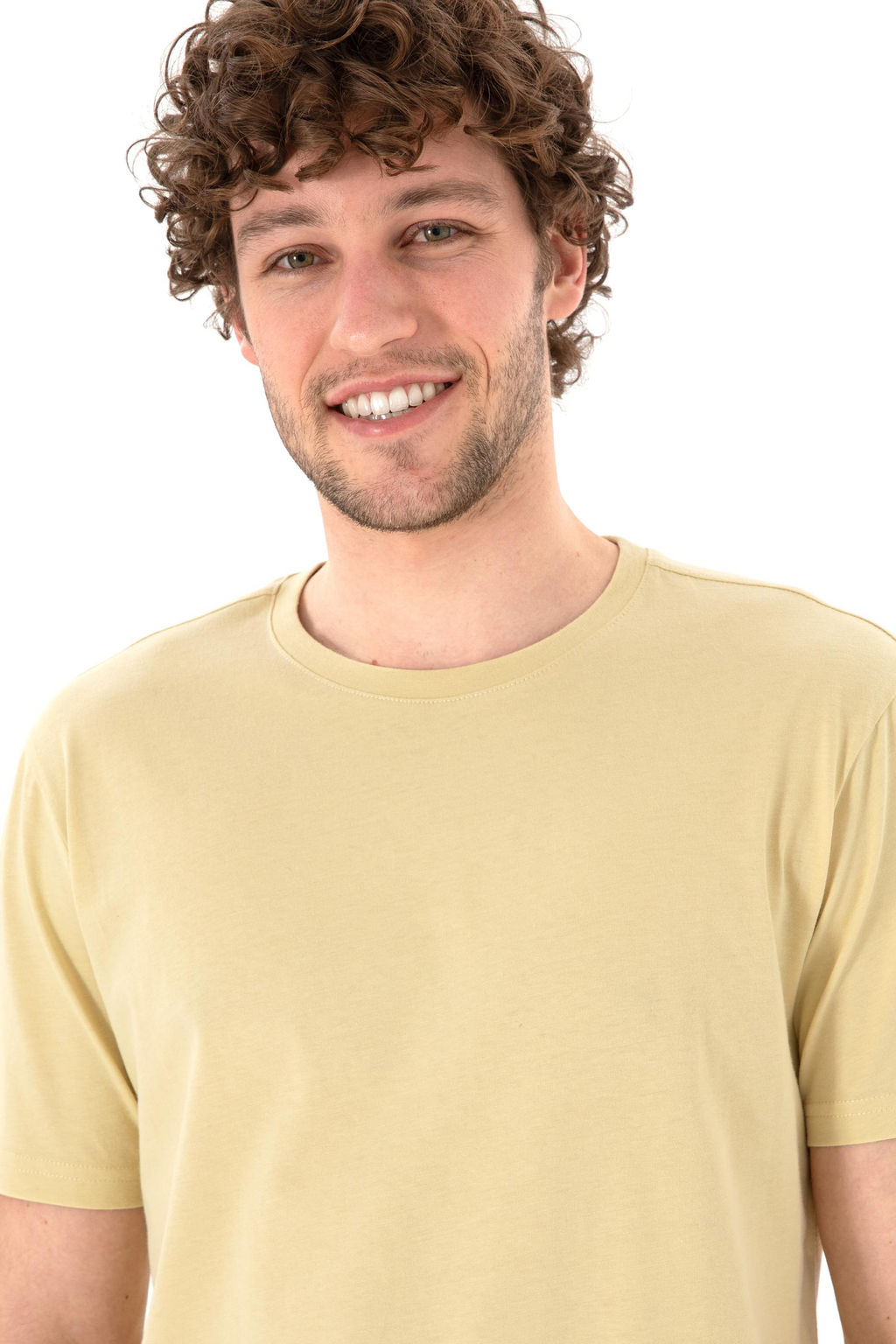 Erkek Regular Fit Bisiklet Yaka A__k Haki Basic Ti__rt Sepette S_rpriz _ndirim - U.s. polo assn фото 3