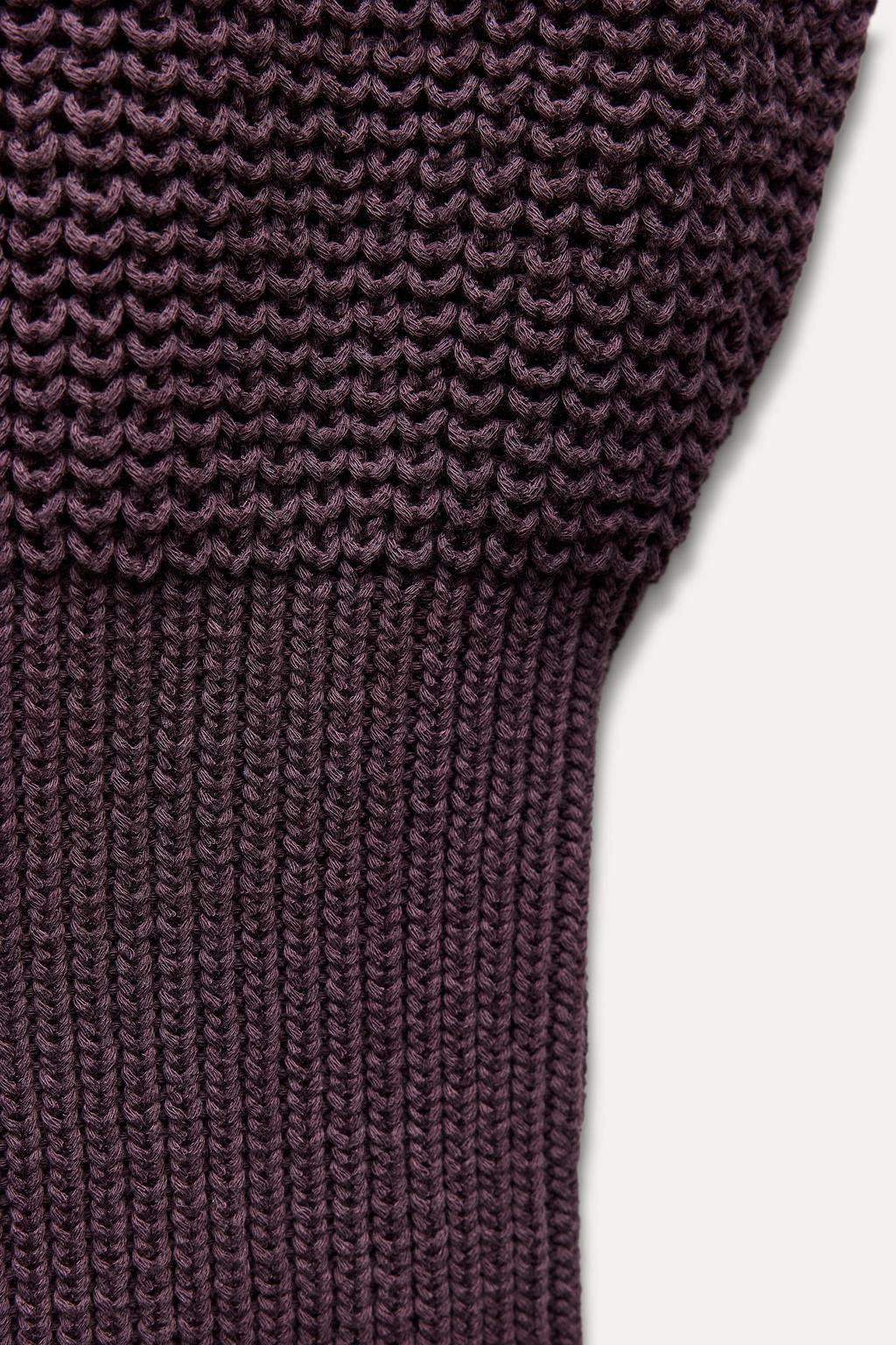 CHUNKY KNIT TOP - Zara фото 6