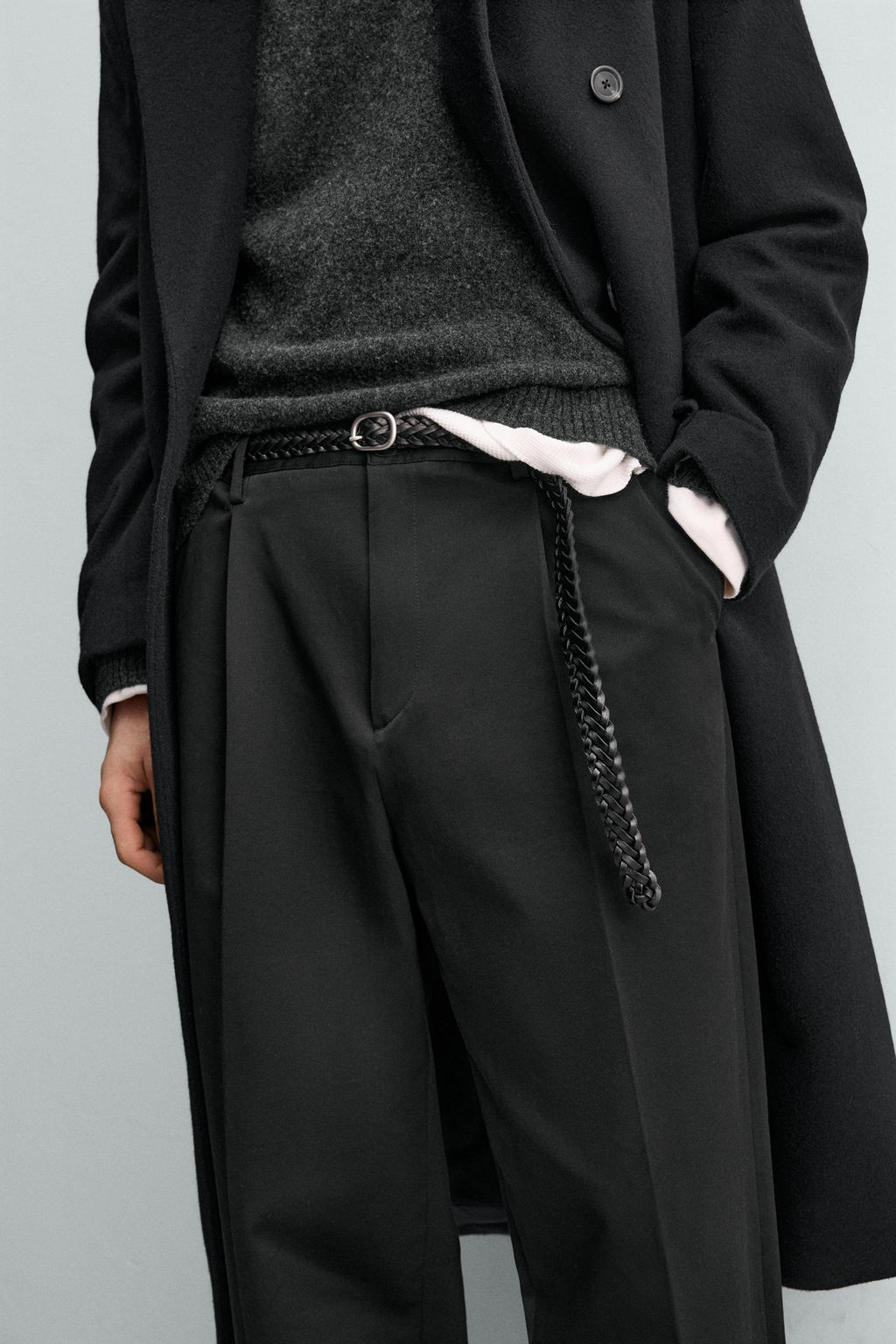 RELAXED FIT PLEATED TROUSERS AARON LEVINE X ZARA фото 5