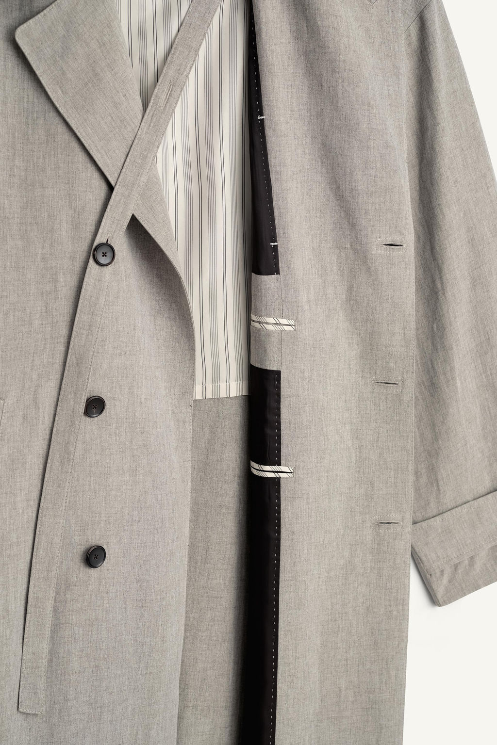 PARKA RELAXED FIT VISCOSA - LINO / Vis?n - Zara фото 11