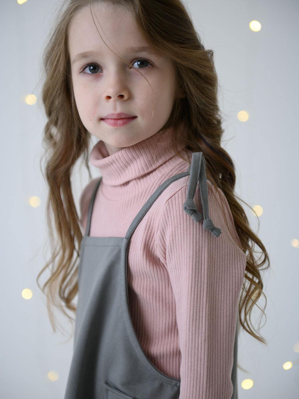 Сарафан для девочки, серый - Lesi kids фото 13