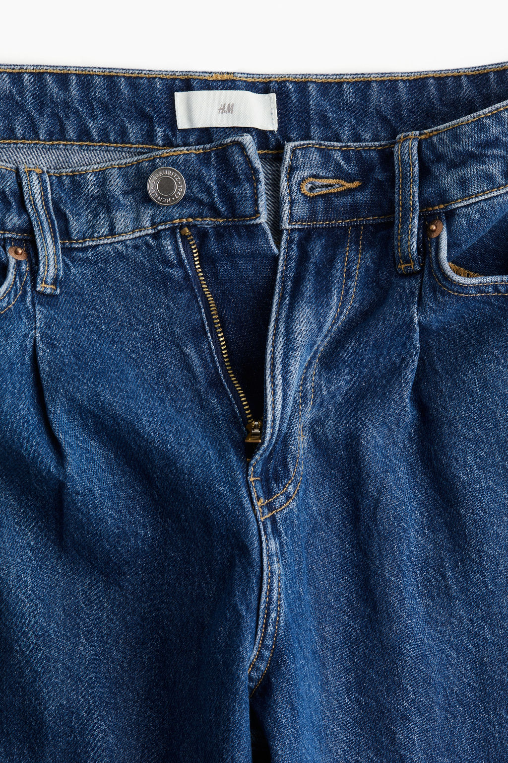 Pantalon denim de corte holgado - H&m фото 11