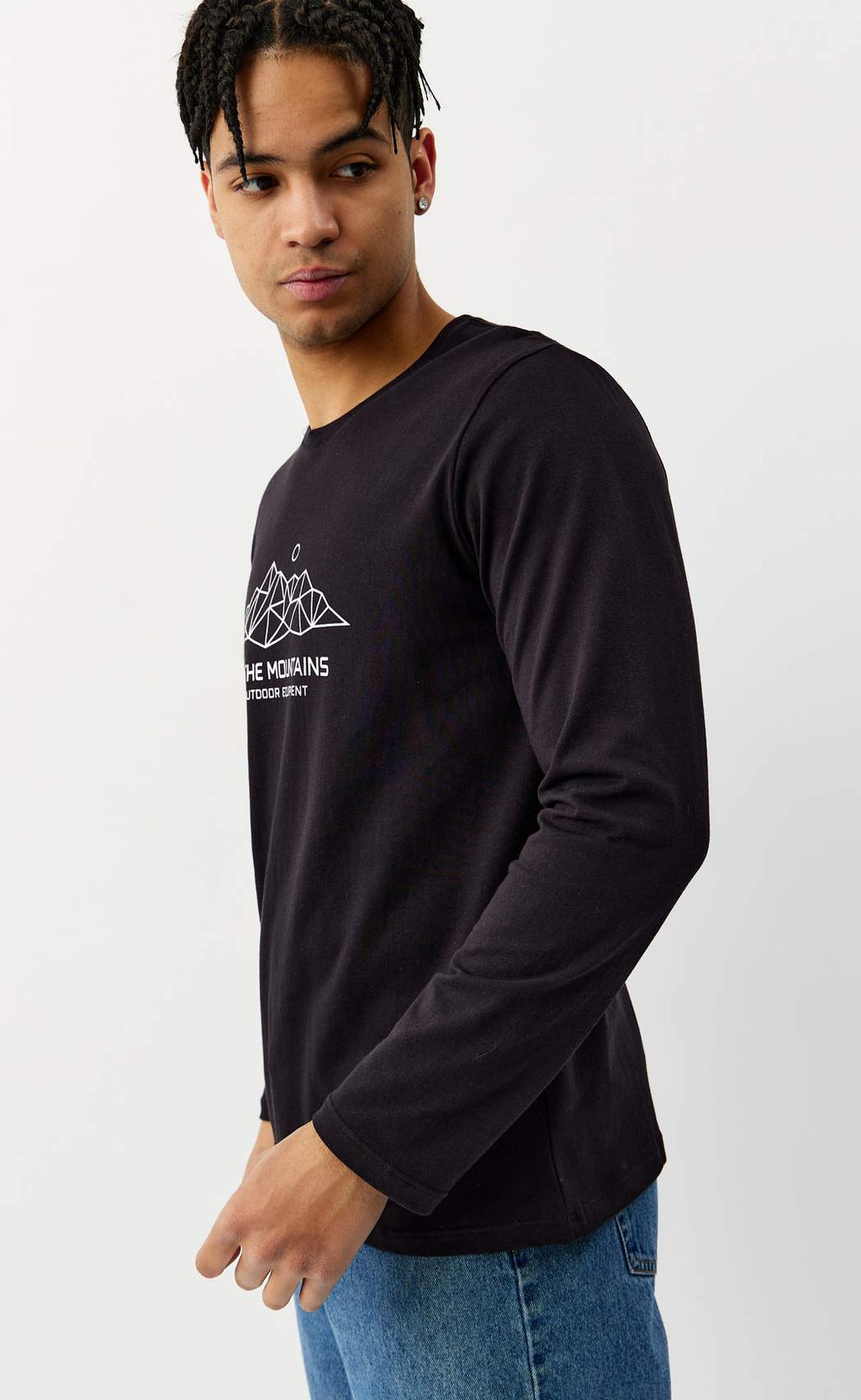 Лонгслив F521-1001-896 black - Fine joyce фото 8