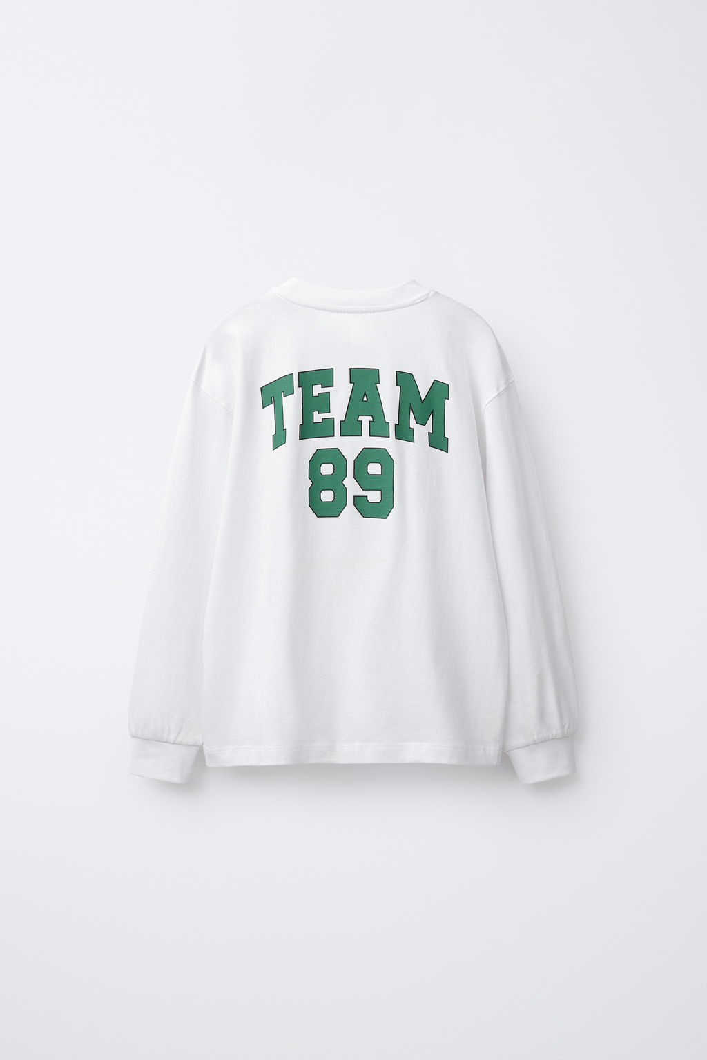 JOGGING T-SHIRT WITH LABEL - Zara фото 2