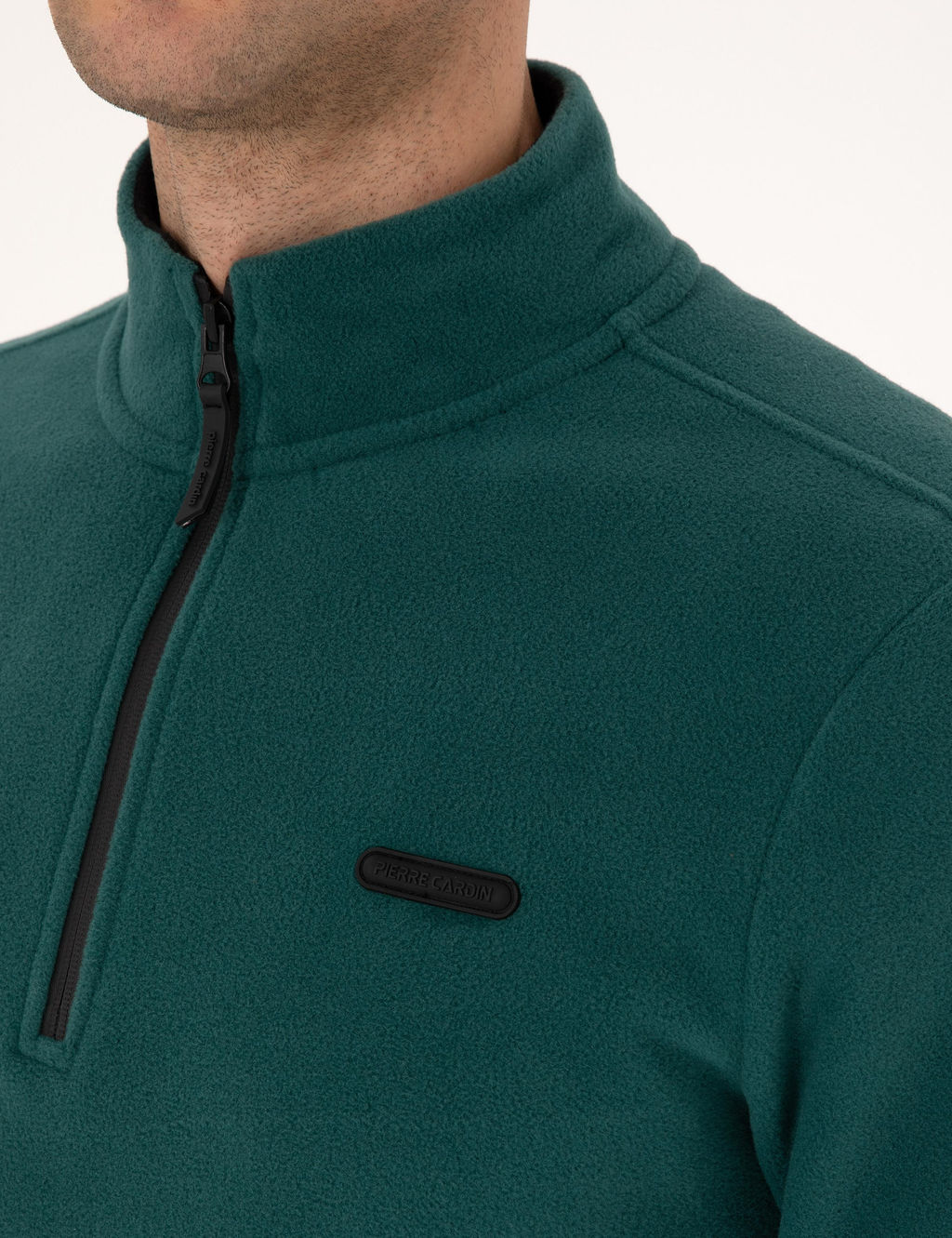 Z_mr_t Regular Fit Yar_m Fermuarl_ Polar Sweatshirt - Pierre cardin фото 7