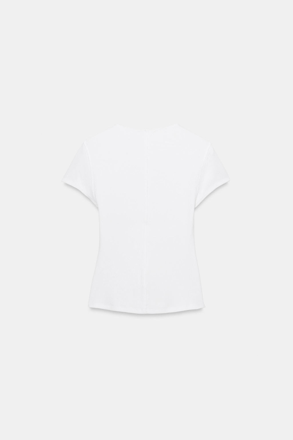 PLEATED ZIP T-SHIRT - Zara фото 27