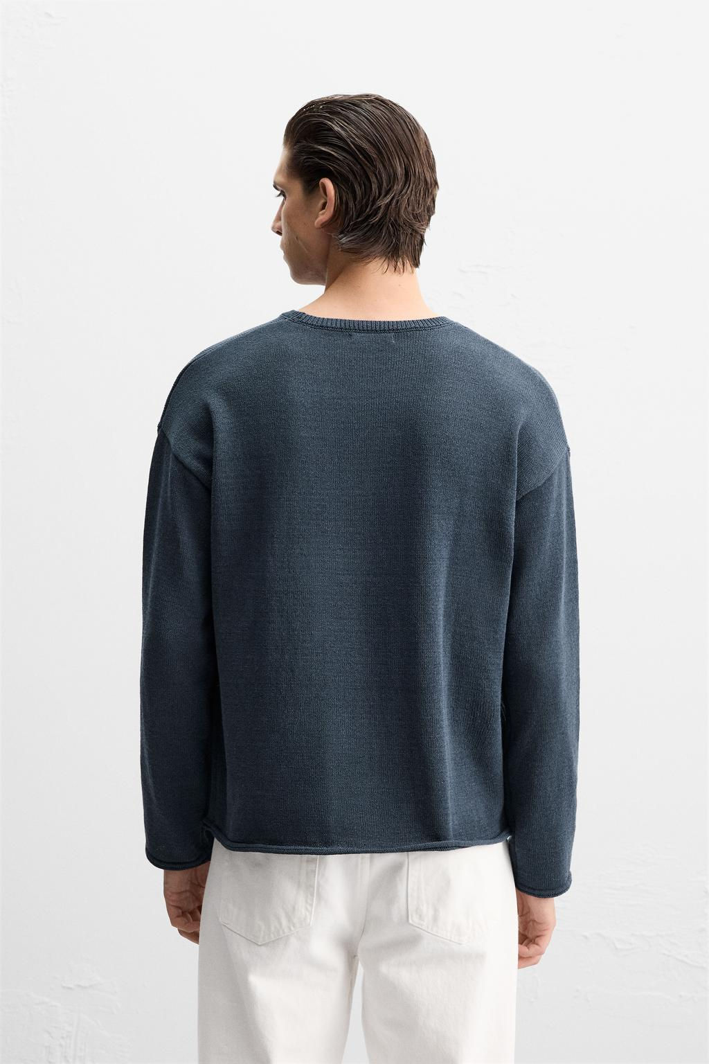 SWEATER WITH RAISED FINISH - Zara фото 3