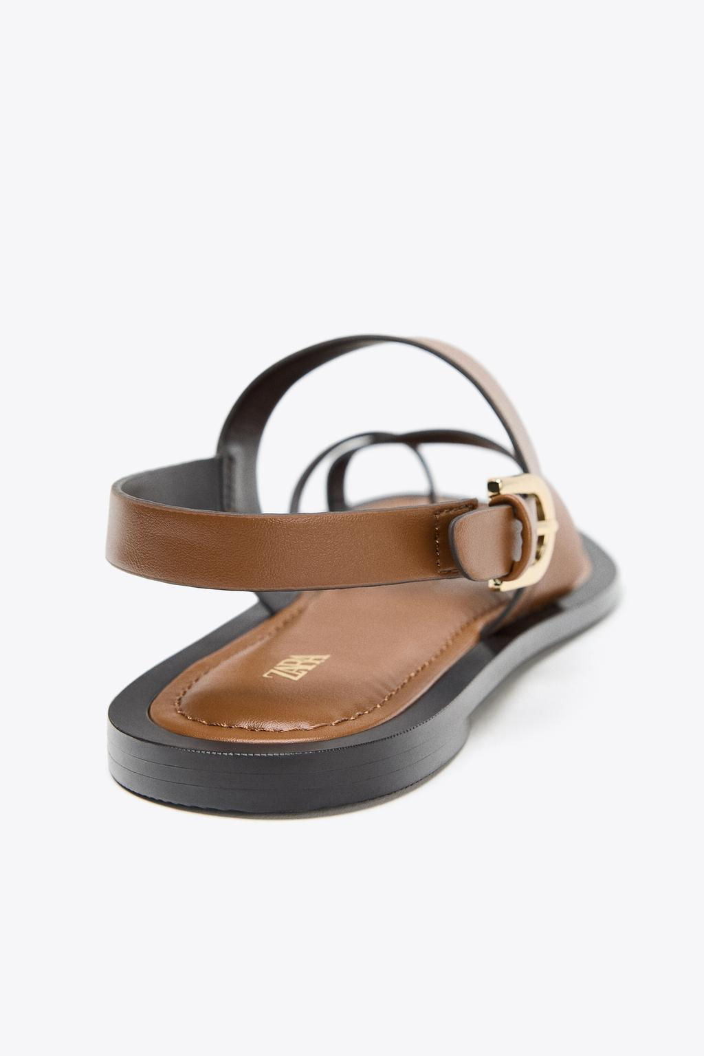 TOE-POST STRAPPY SANDALS - Zara фото 13