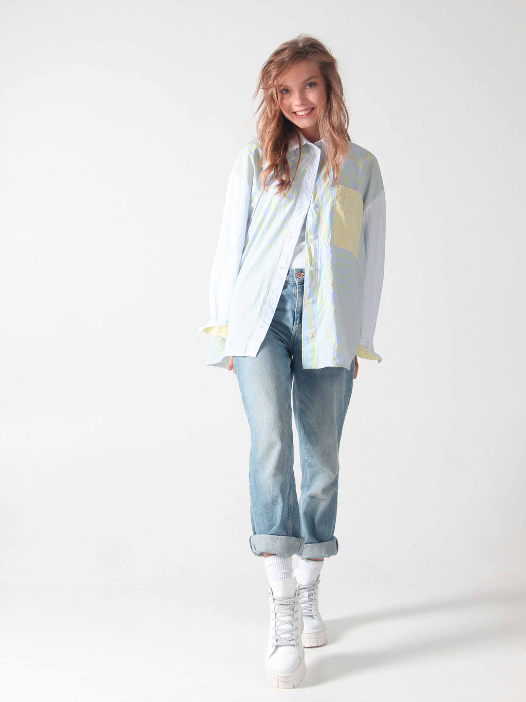 Ботинки 213.212131w. Белый/Байка