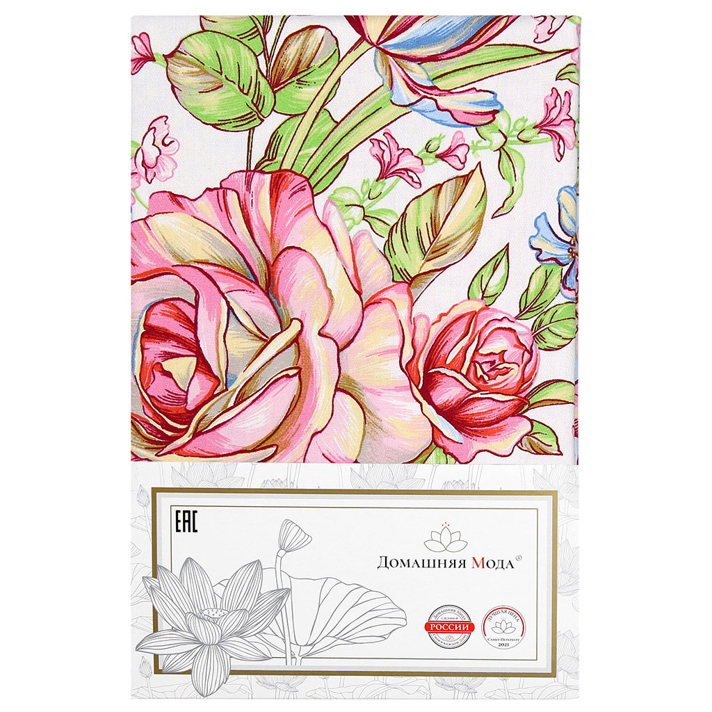 Дорожка столовая, сервировочная 50х180см Нежность, хлопок Премиум 236г/м2, упаковка классическая 28х41см, Домашняя мода (Россия)  фото 5