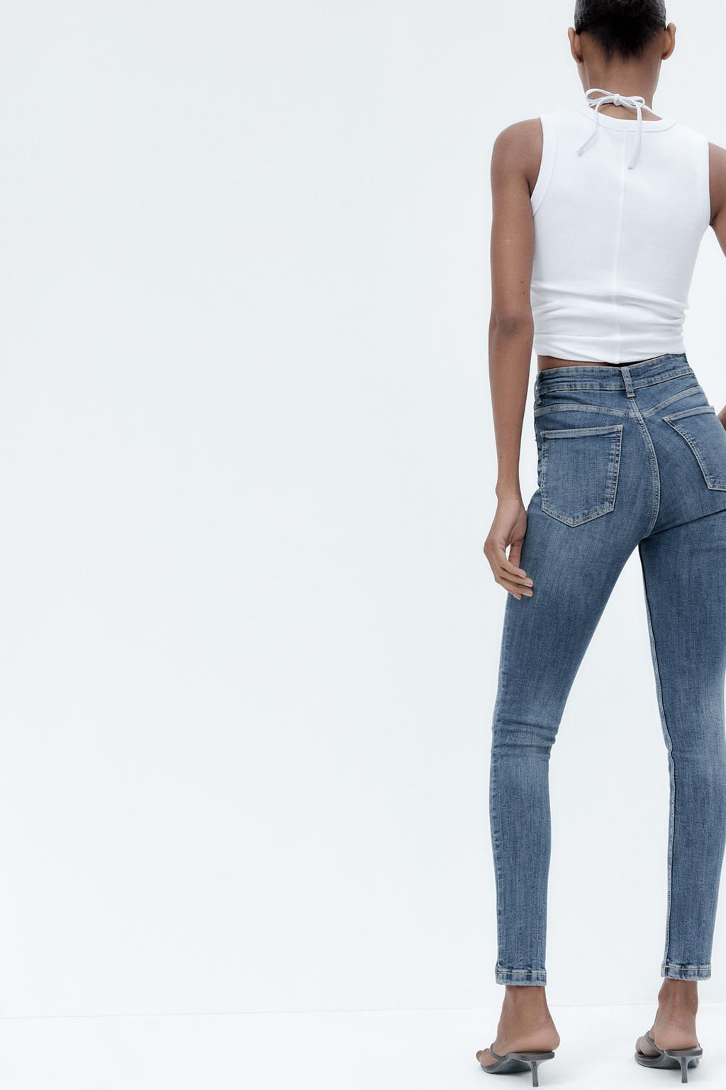 TRF SCULPT HIGH-WAIST JEANS - Zara фото 6