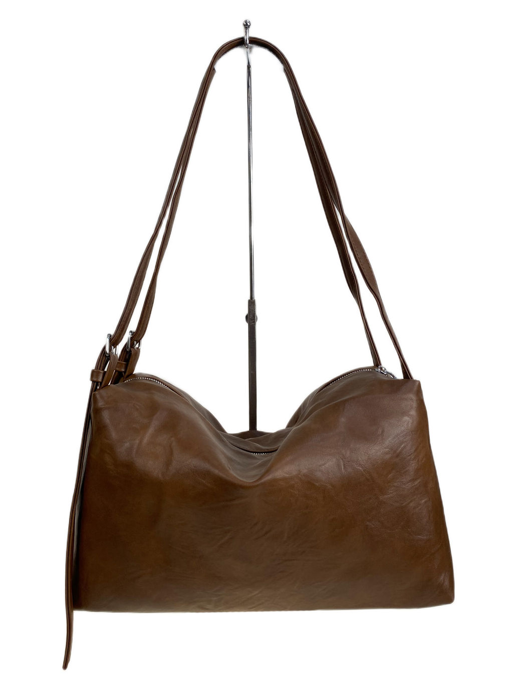 Женская сумка из искусственной кожи, цвет коричневый - Greta фото 2