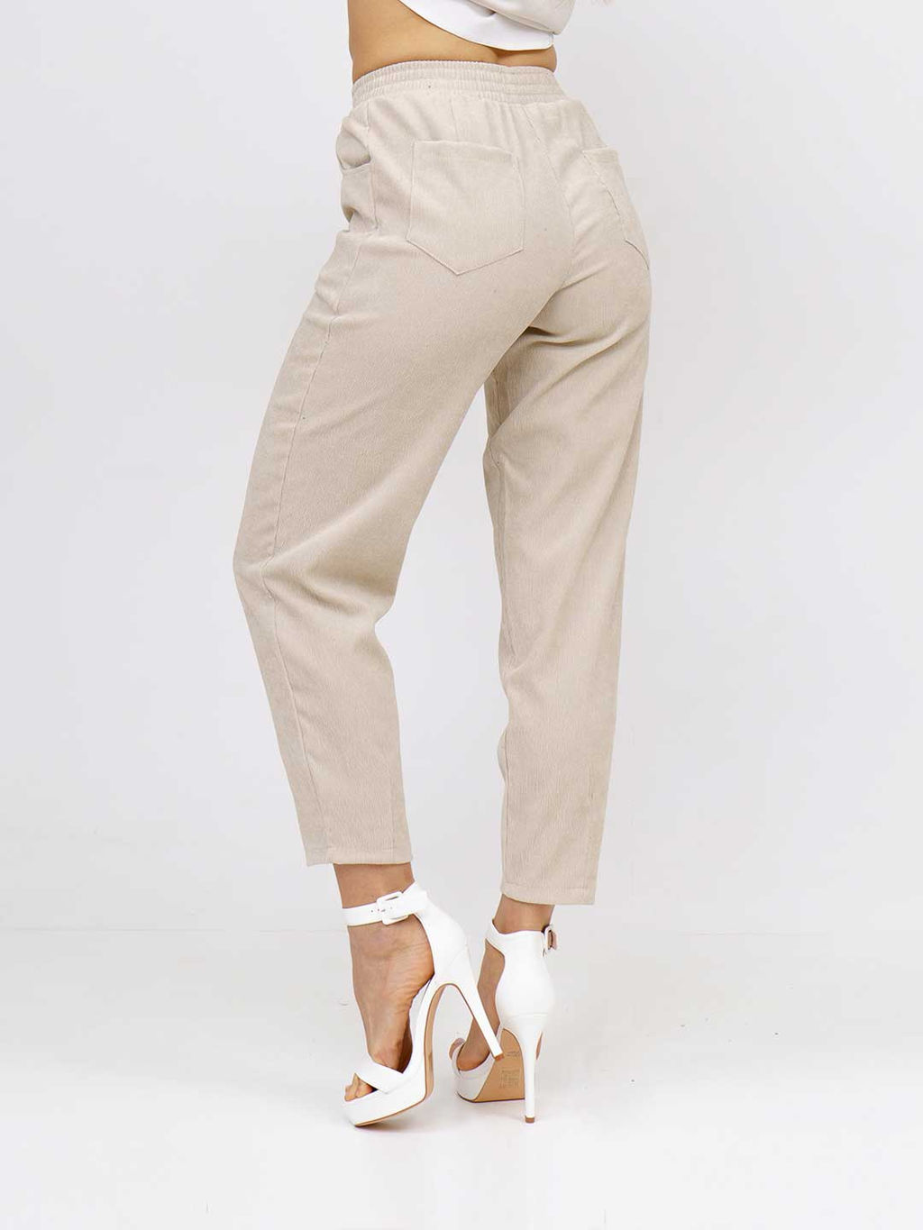 Брюки женские, цвет бежевый